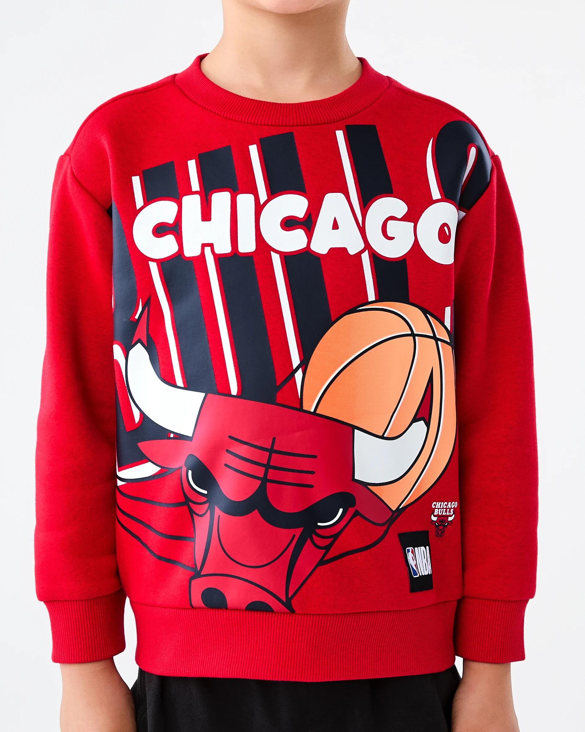 6 Official NBA Kids Crew Neck Sweatshirt Bulls 7d4s, 6 of 9