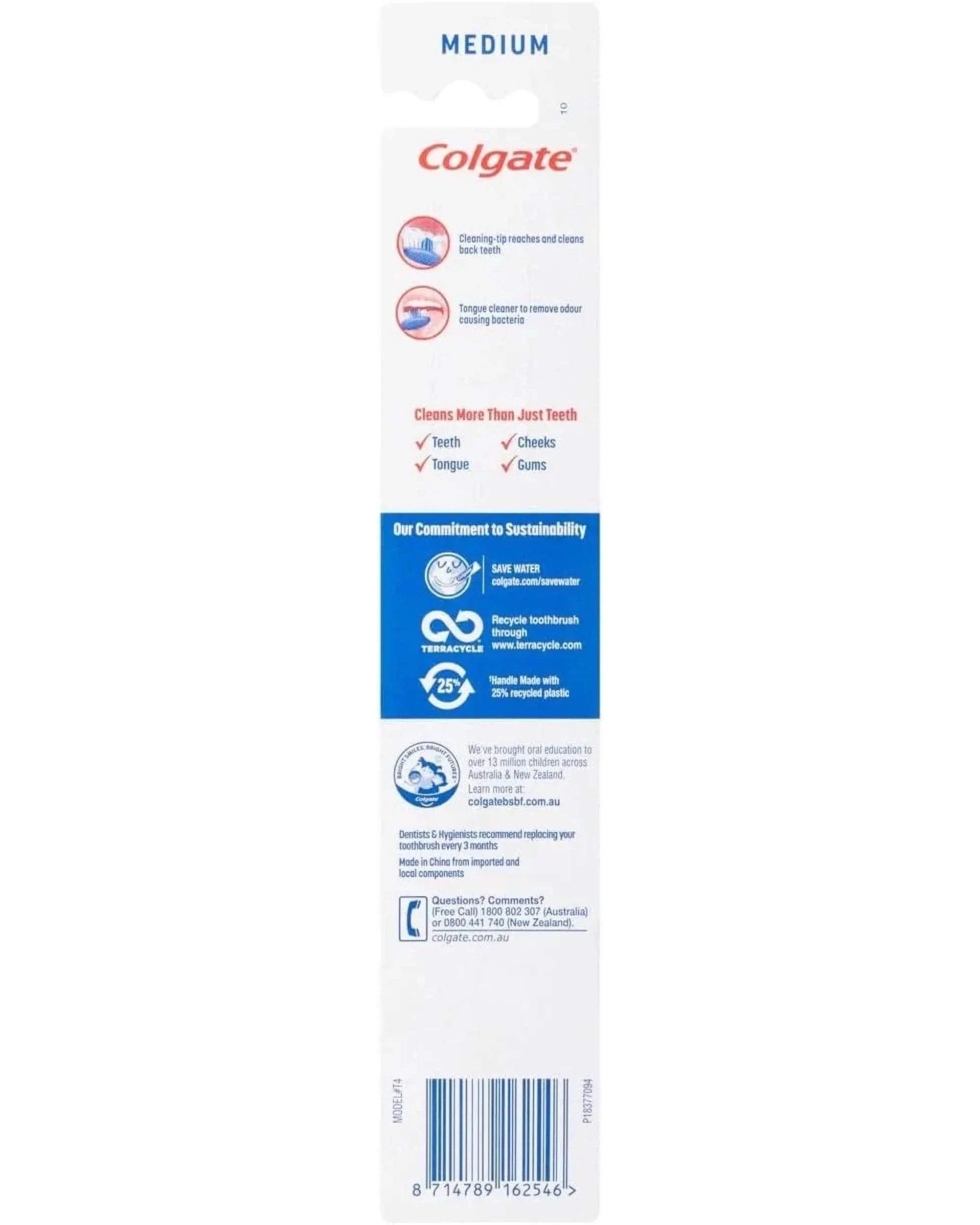 2 Colgate 12x Extra Clean Toothbrush Medium 12 Packs of 1, 2 of 7