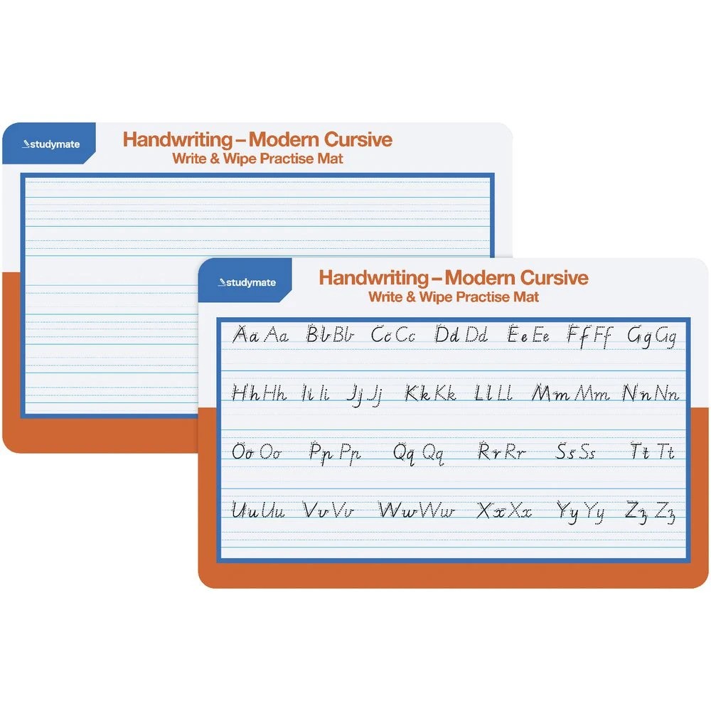 3 Studymate VIC/WA Handwriting Write & Wipe Practise Mat, 3 of 3