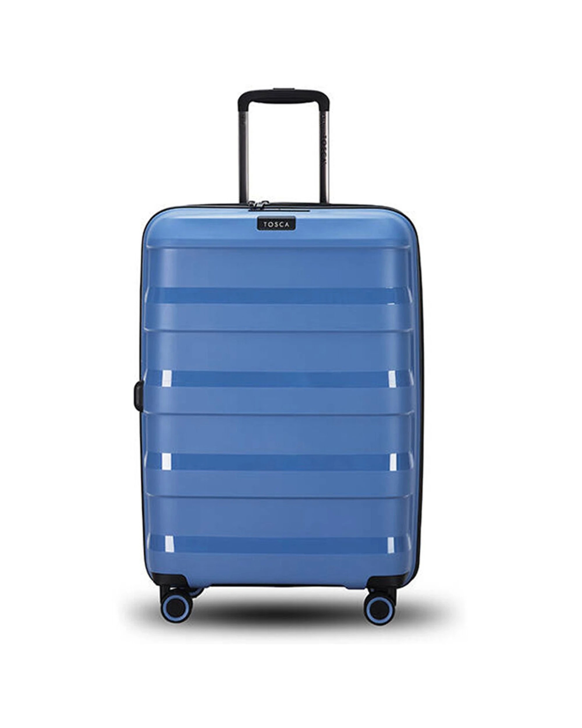 1 Tosca Comet PP 25" Suitcase Luggage Trolley Lightweight Infinity - Blue, 1 of 4
