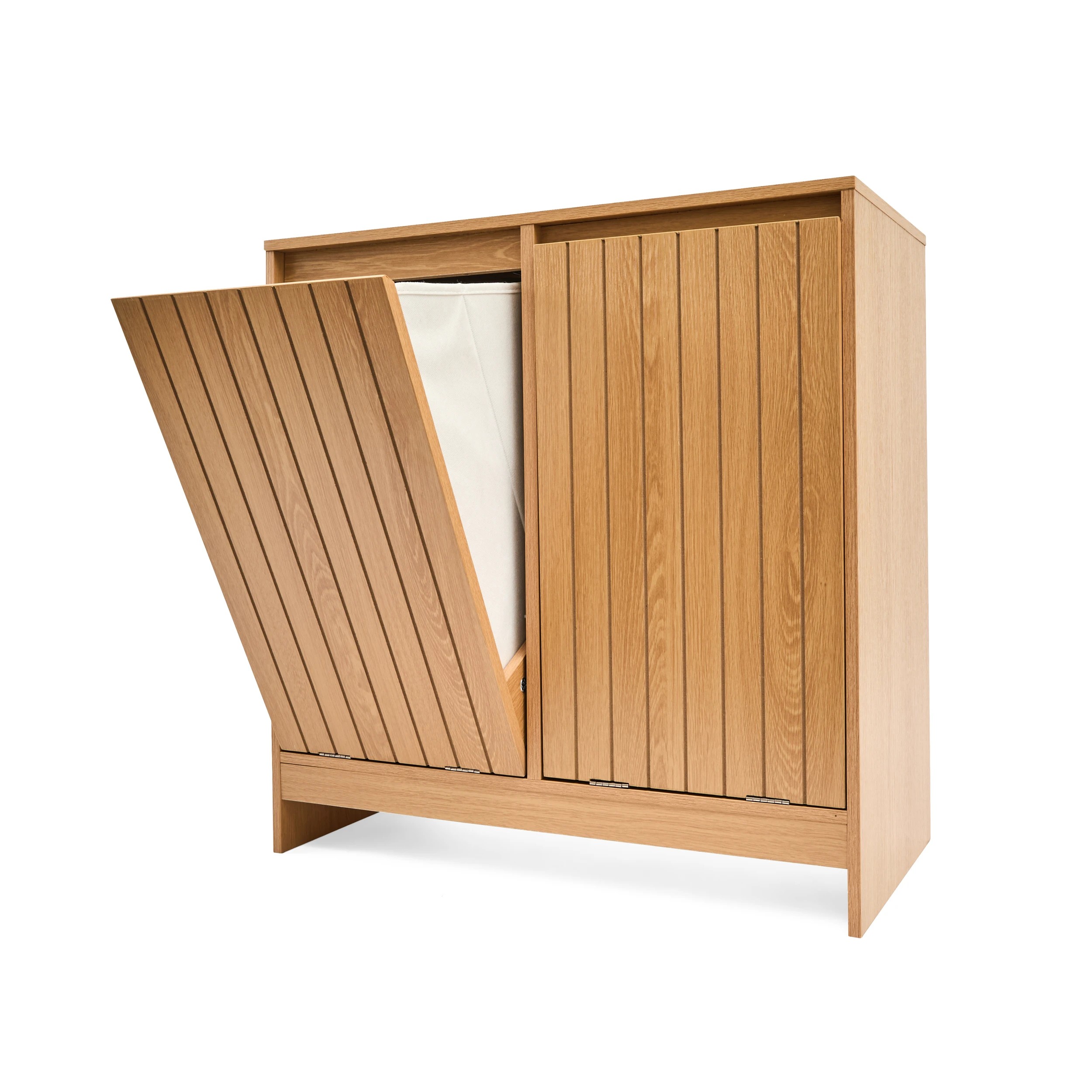 2 Leon Laundry Hamper Cabinet, 2 of 10