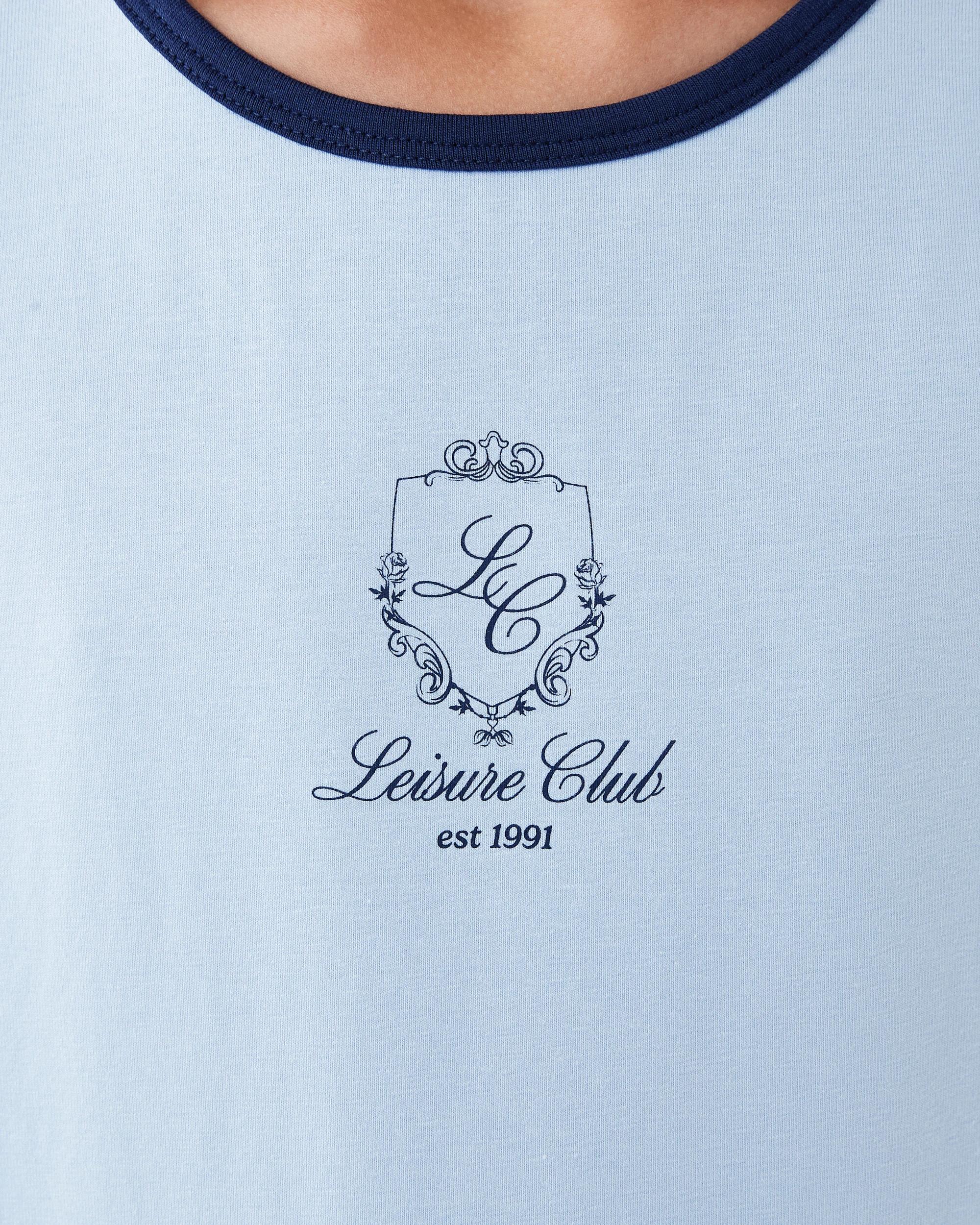 5 Short Sleeve Ringer T-shirt Blu T Club, 5 of 8