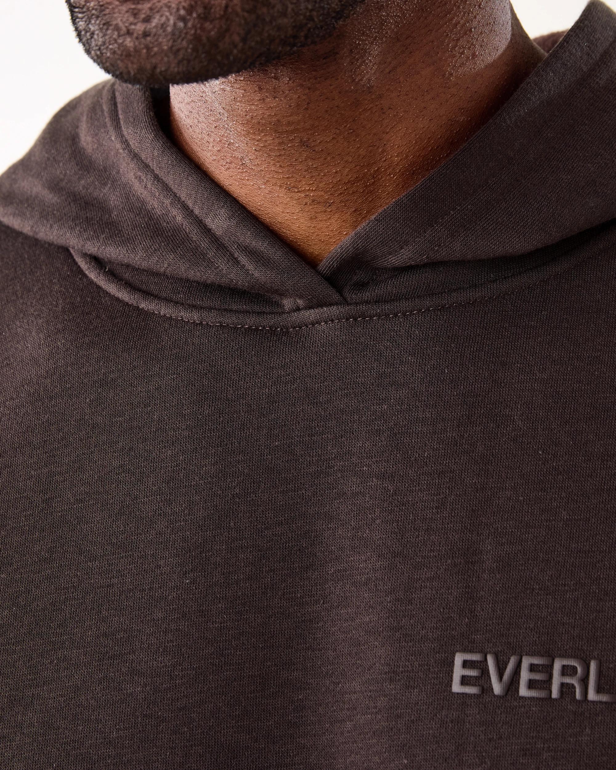 5 Everlast Mens Oversized Hoodie Choc Brown, 5 of 9