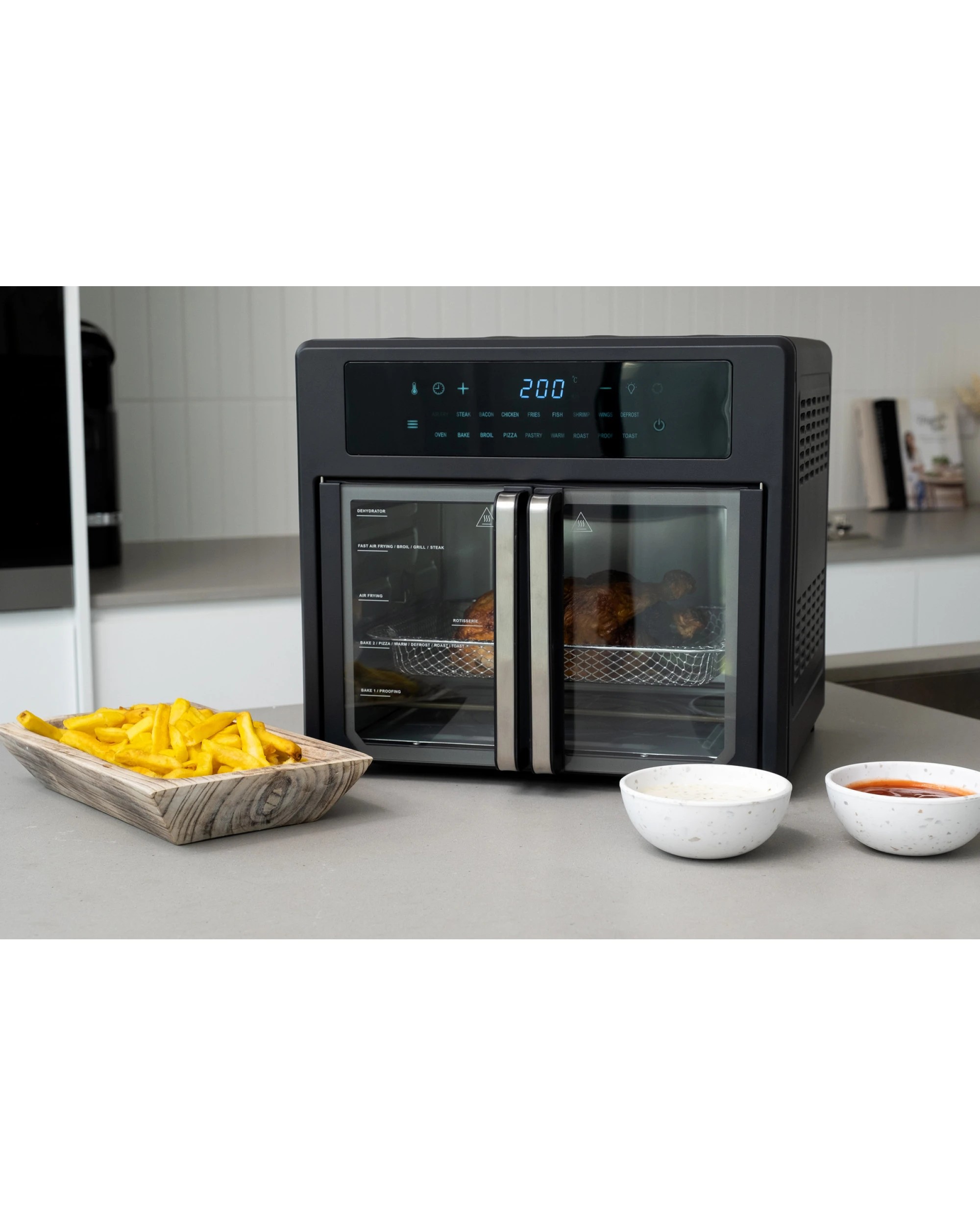 5 Healthy Choice 25l Air Fryer Convection Oven With 360 Cooking & French Doors, 5 of 6