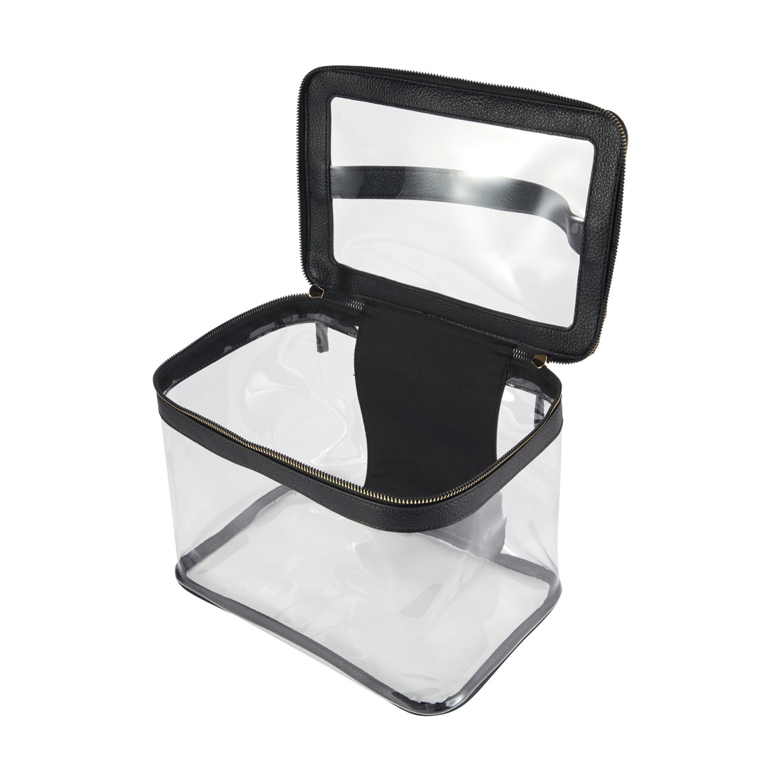 4 OXX Cosmetics Makeup Bag - Clear and Black, 4 of 6