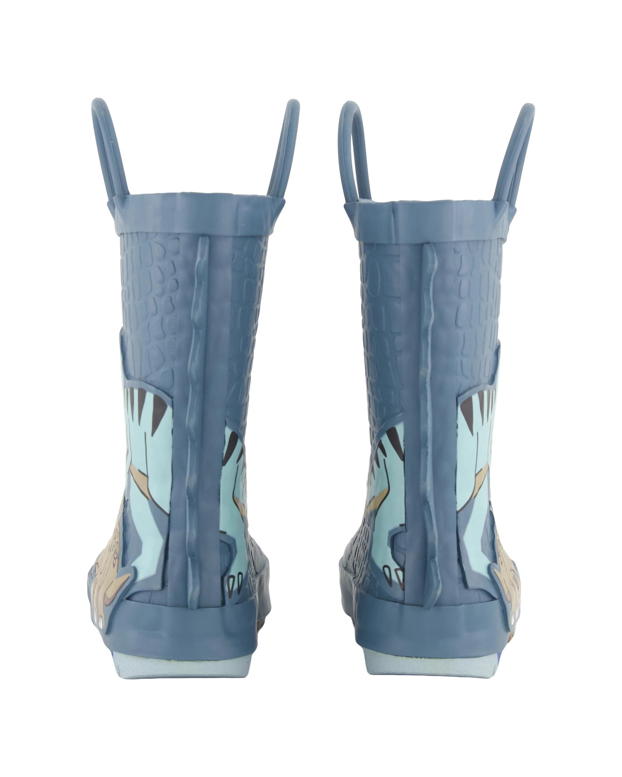 5 Junior Rainboots Sage Dino, 5 of 5