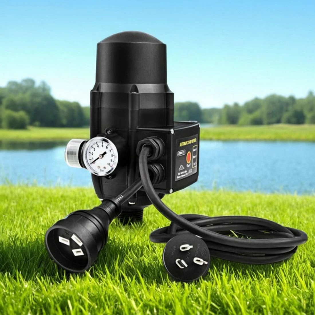 8 Giantz Water Pressure Pump Controller Auto Switch Control Electric Electronic - Black, 8 of 8