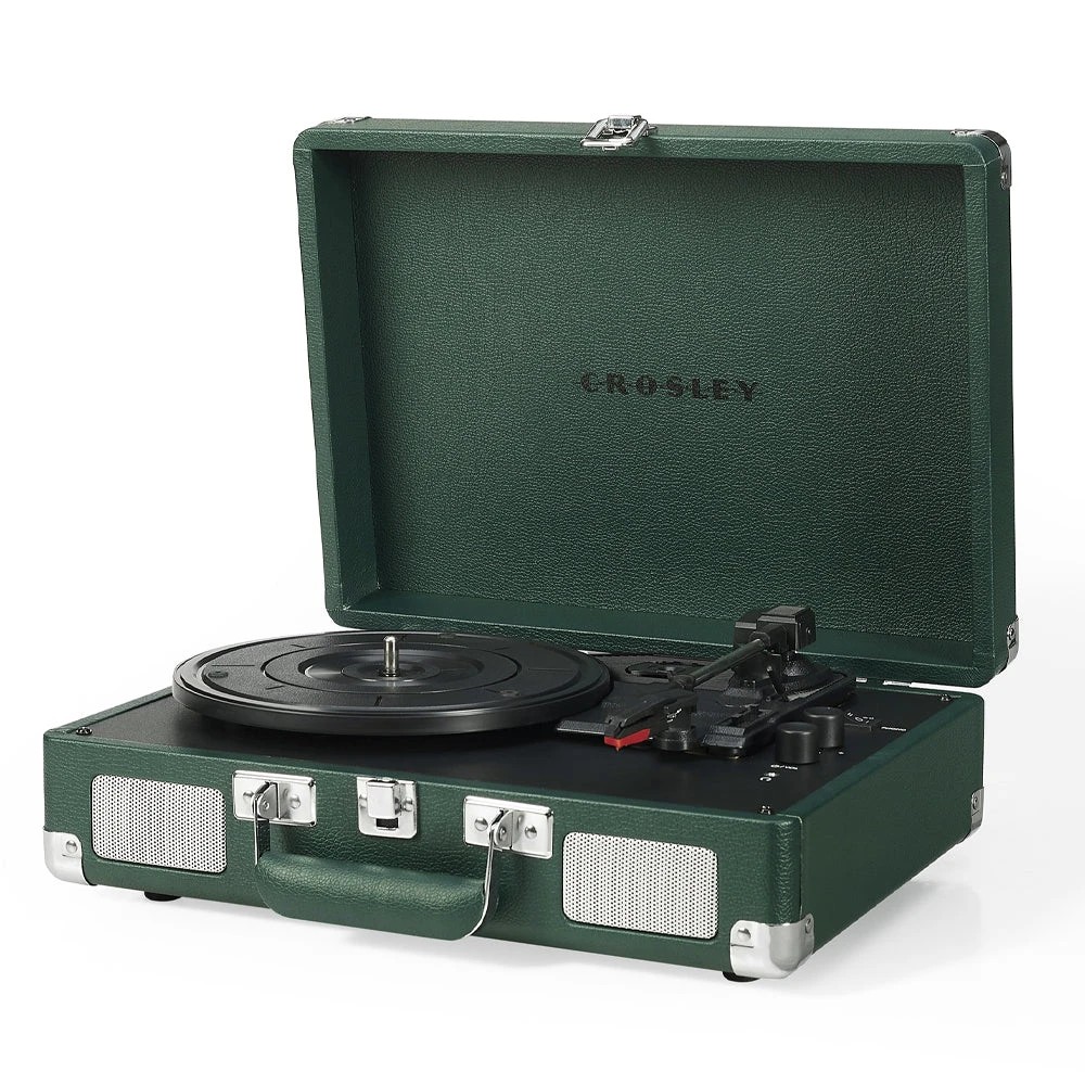 4 Crosley Cruiser Bluetooth Portable Turntable - Green, 4 of 5