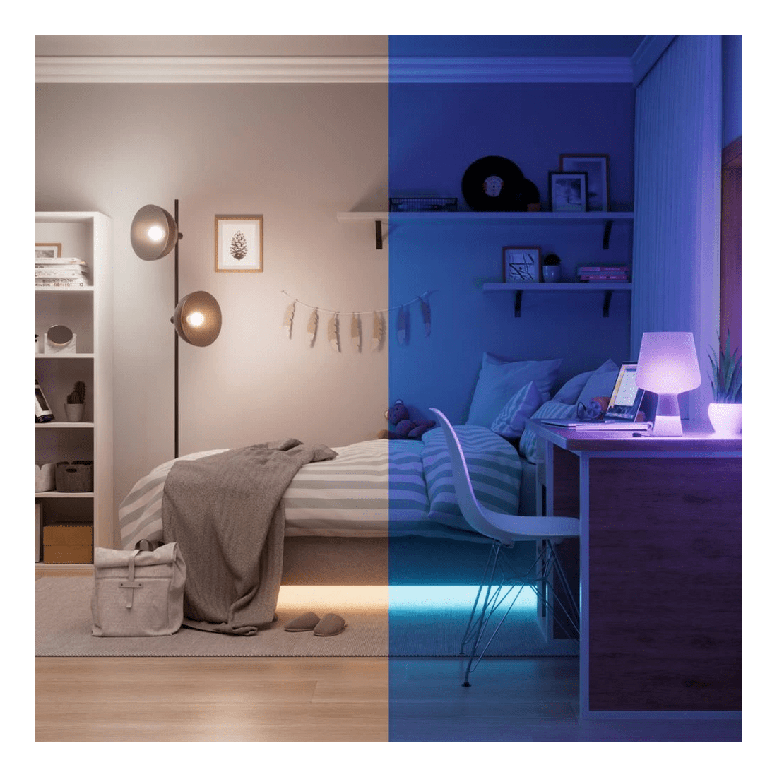 3 Nanoleaf Matter Smart Bulb B22 Base 4 Pack, 3 of 5