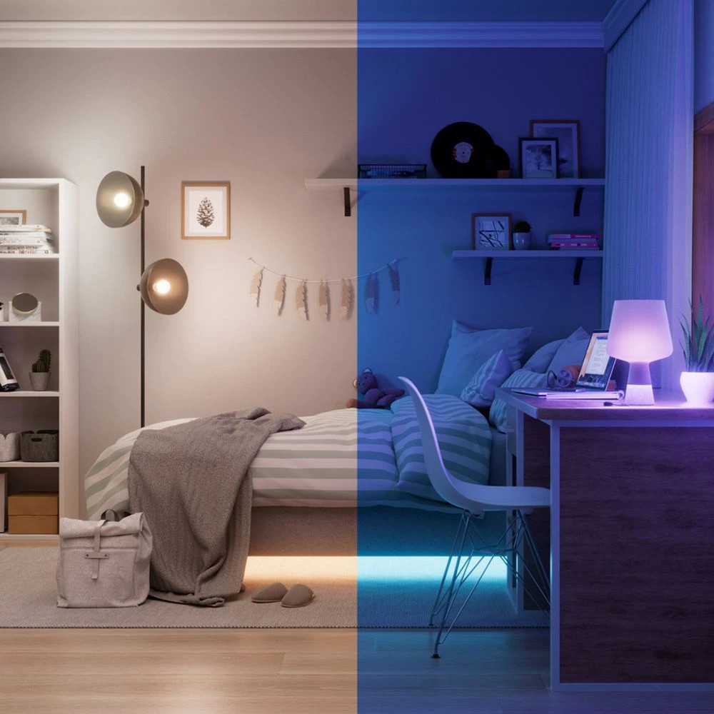 3 Nanoleaf Matter Smart Bulb B22 Base 4 Pack, 3 of 5