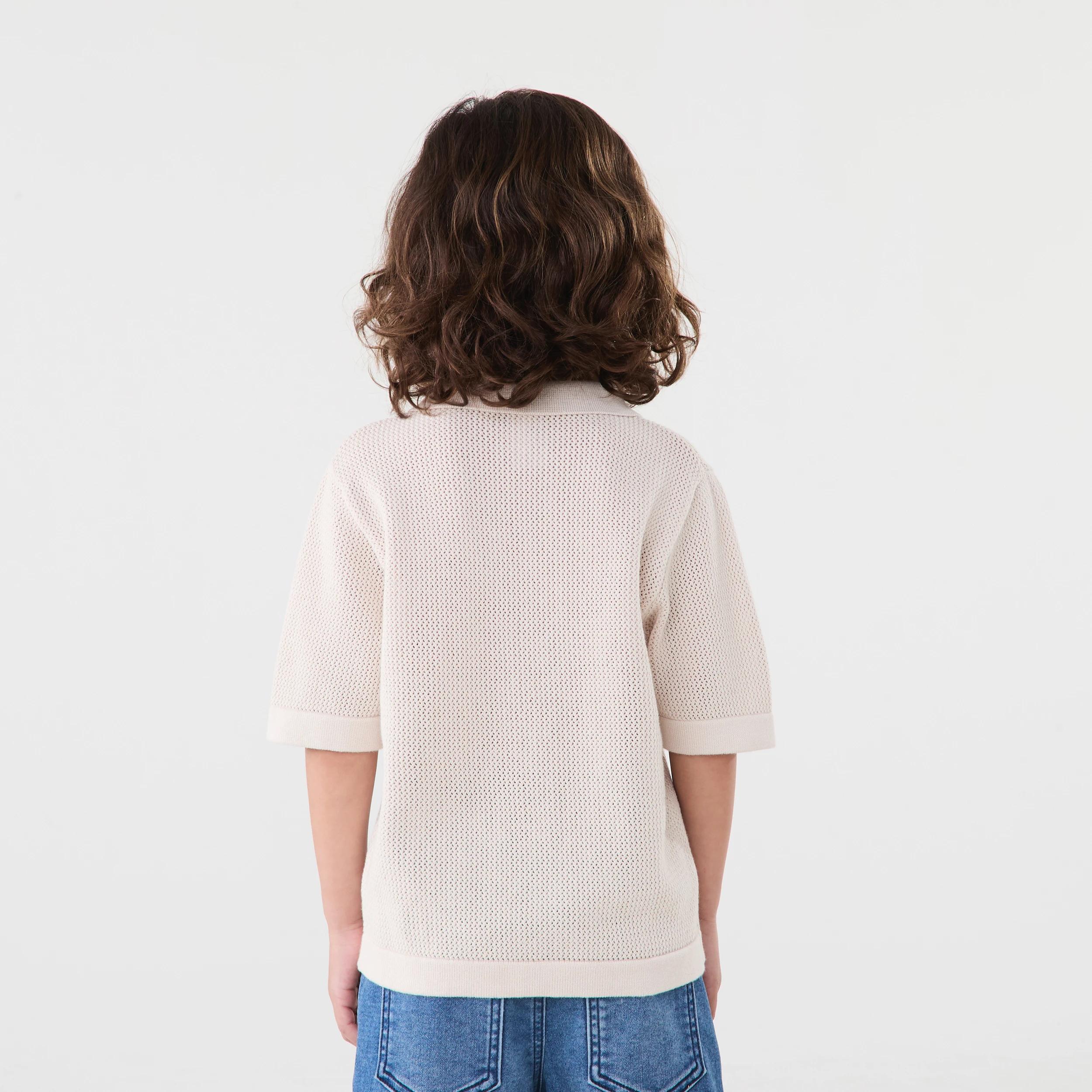 2 Short Sleeve Knit Shirt Bge Rainy, 2 of 8