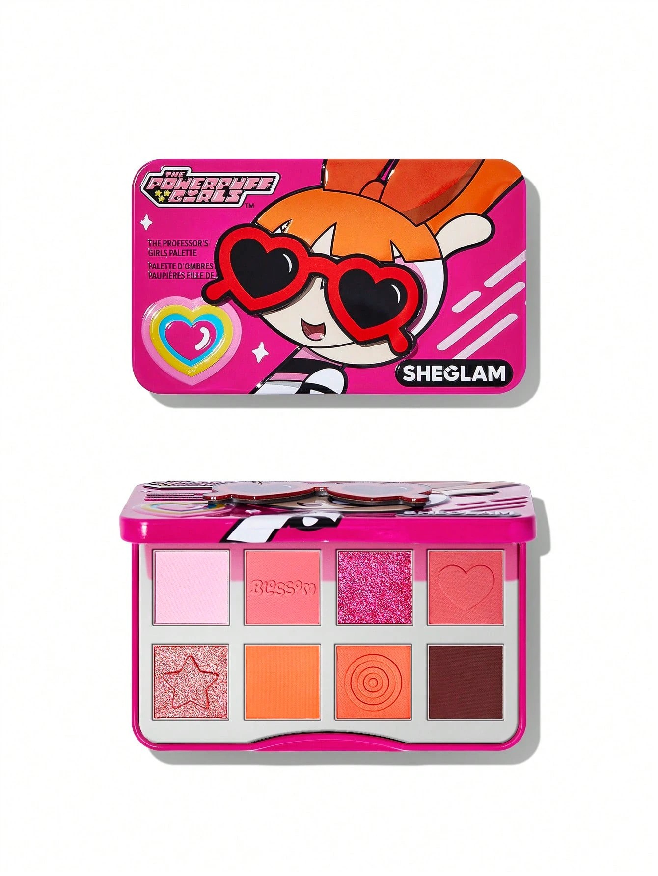 1 The Powerpuff Girls x SHEGLAM The Professor's Girls Eyeshadow Palette - The Leader, 1 of 7