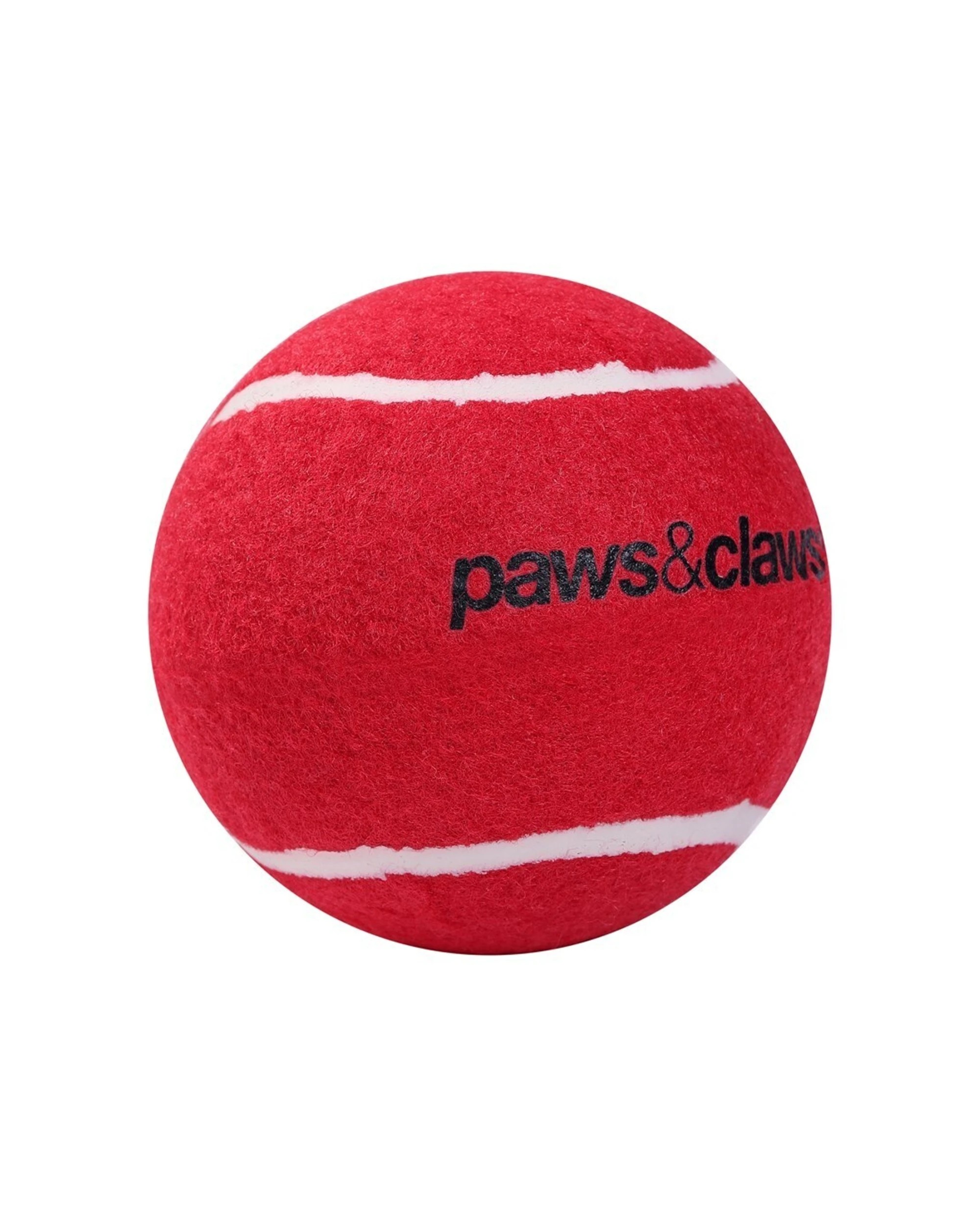 2 Paws And Claws 4pk Jumbo Tennis Ball 10cm Solid Durable Design - Multi, 2 of 9