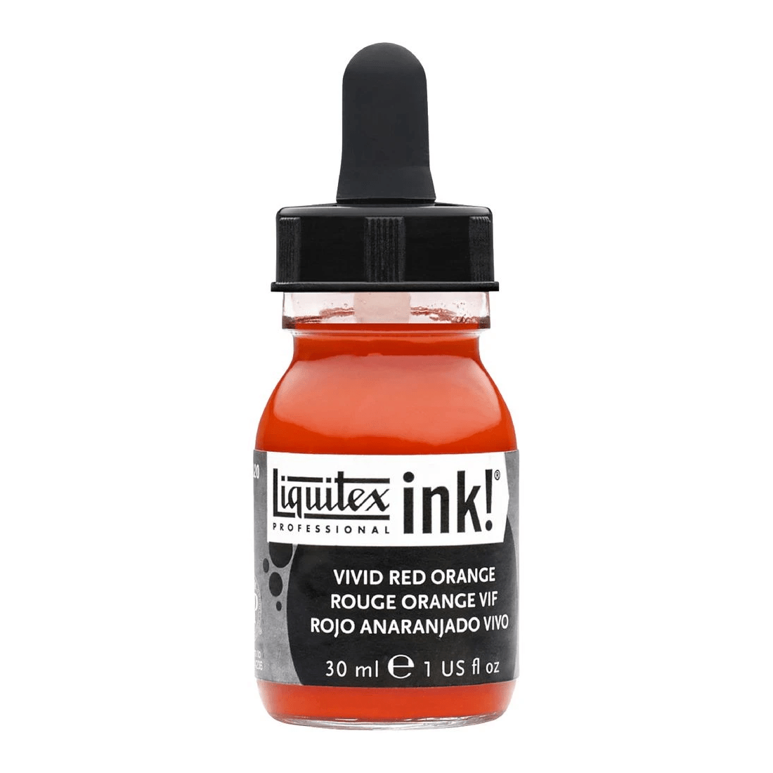 1 Liquitex Professional Ink 30mL Vivid Red Orange, 1 of 2