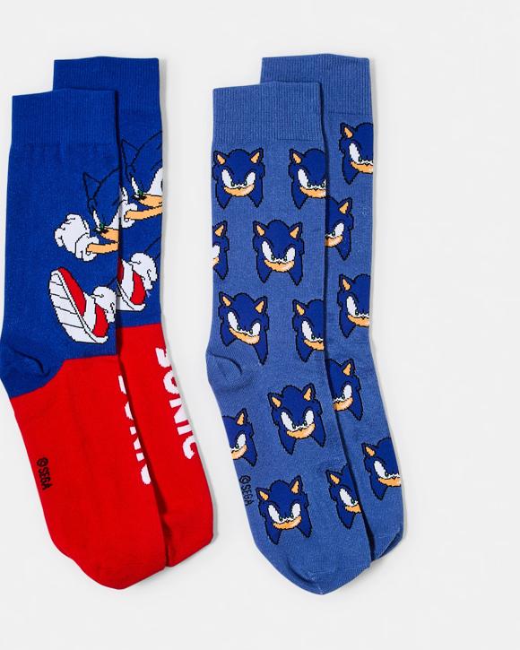 2 Pack Sonic License Socks