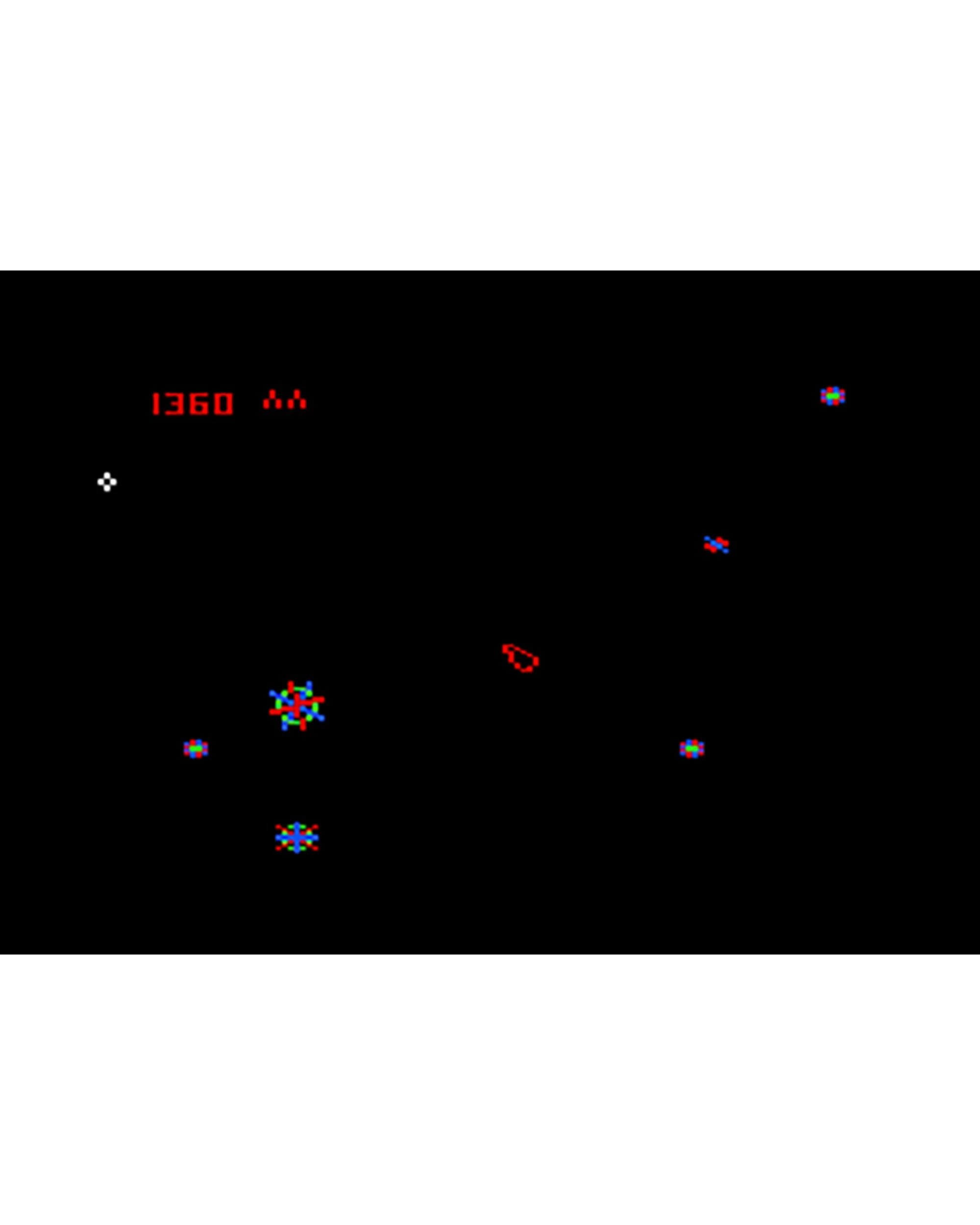 6 Atari Space Duel 7800+, 6 of 7