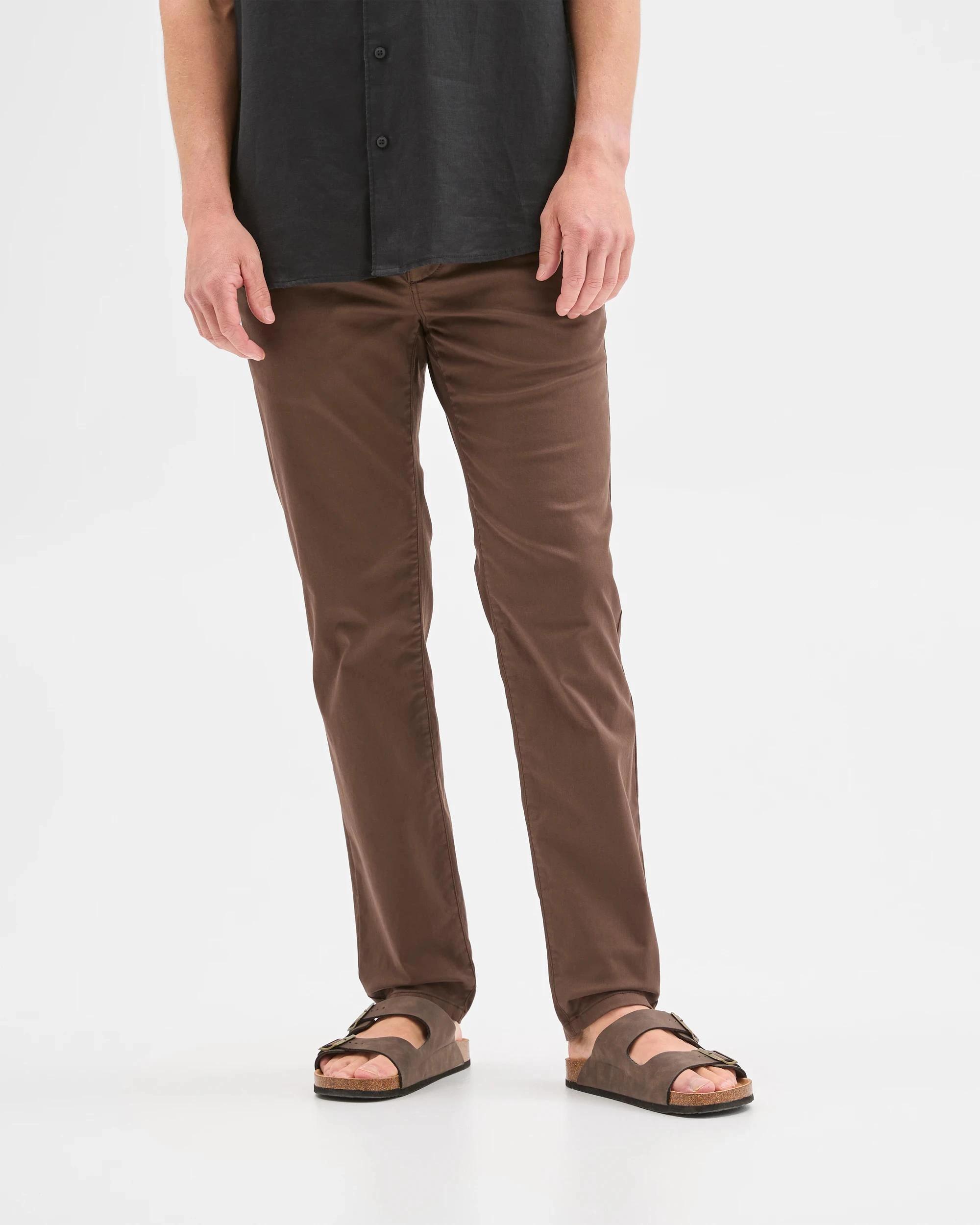 3 Target Australian Cotton Slim Chino Pants CHOC, 3 of 6