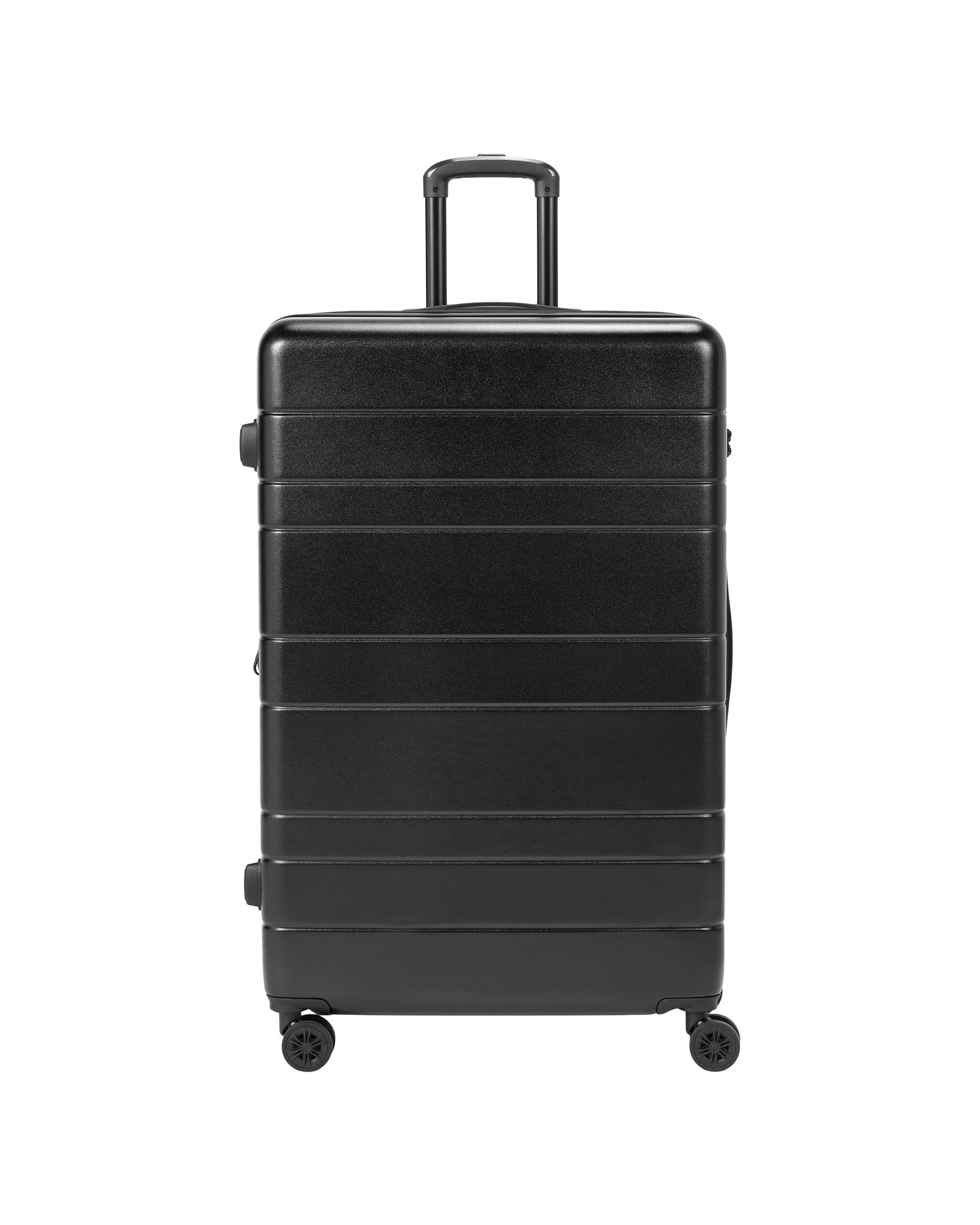 4 79cm Extra Large Hard Case Luggage - Black, 4 of 8
