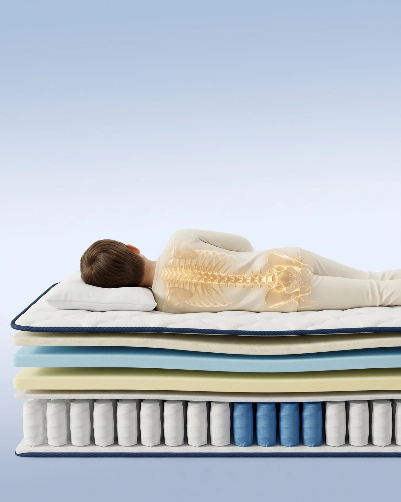 3 Audreamy Kaveno Mattress, Cool Gel Pocket Spring Mattress, DreamCoil 700 Spring TENCEL Cover - Double Bed, 3 of 10