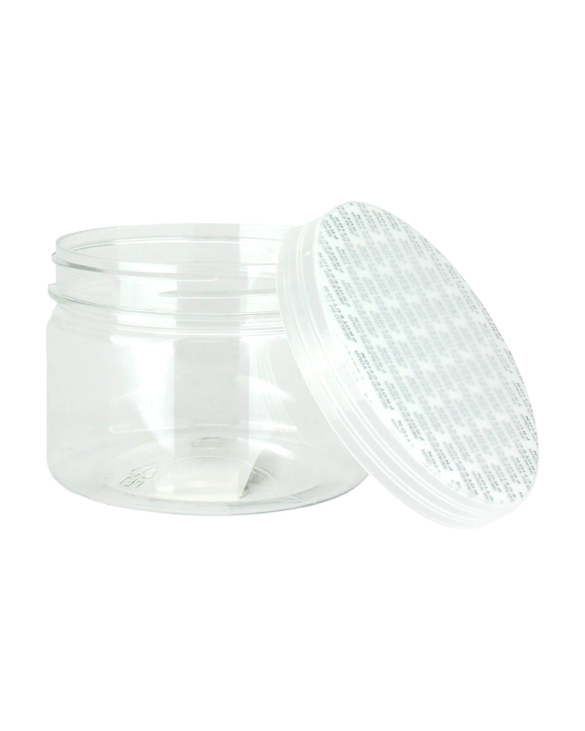 1 Party Maker Clear Plastic Round Screw Top Jar 250ml, 1 of 3