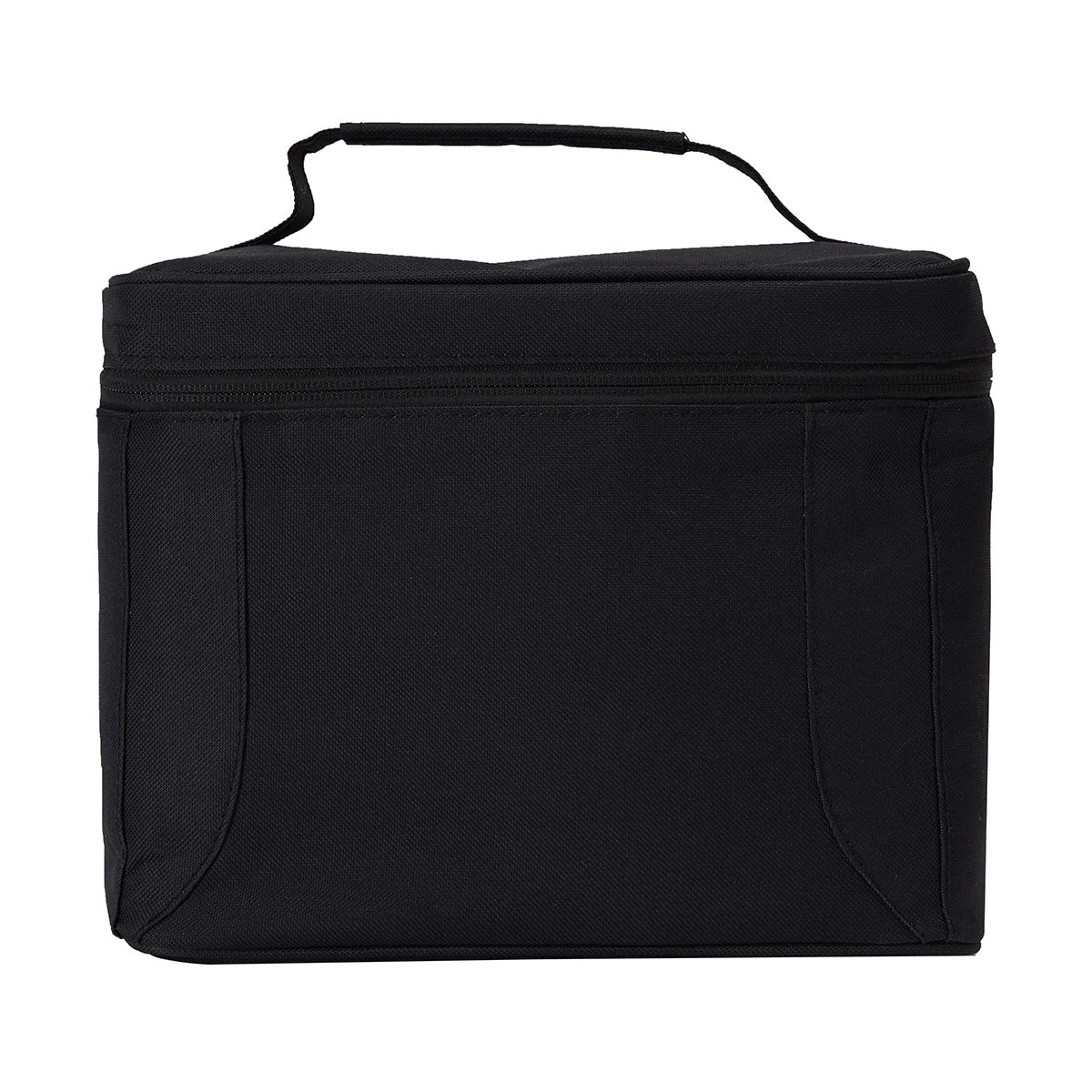 1 Black Insulated Soft Cold Box Lunch Bag, 1 of 4