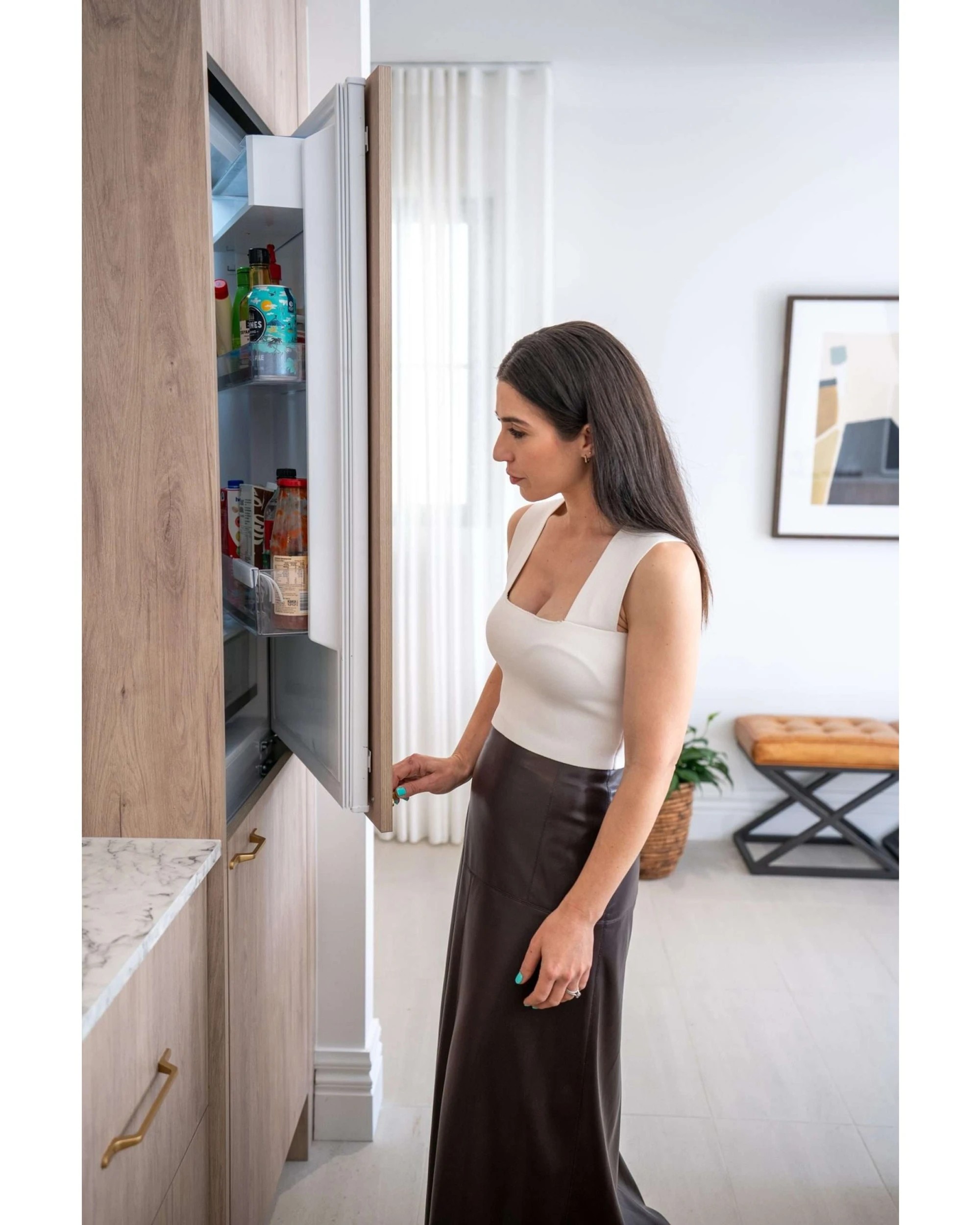 5 Kleenmaid Integrated Refrigerator Bottom Mount Freezer Built-In Fridge Cabinet, 5 of 7