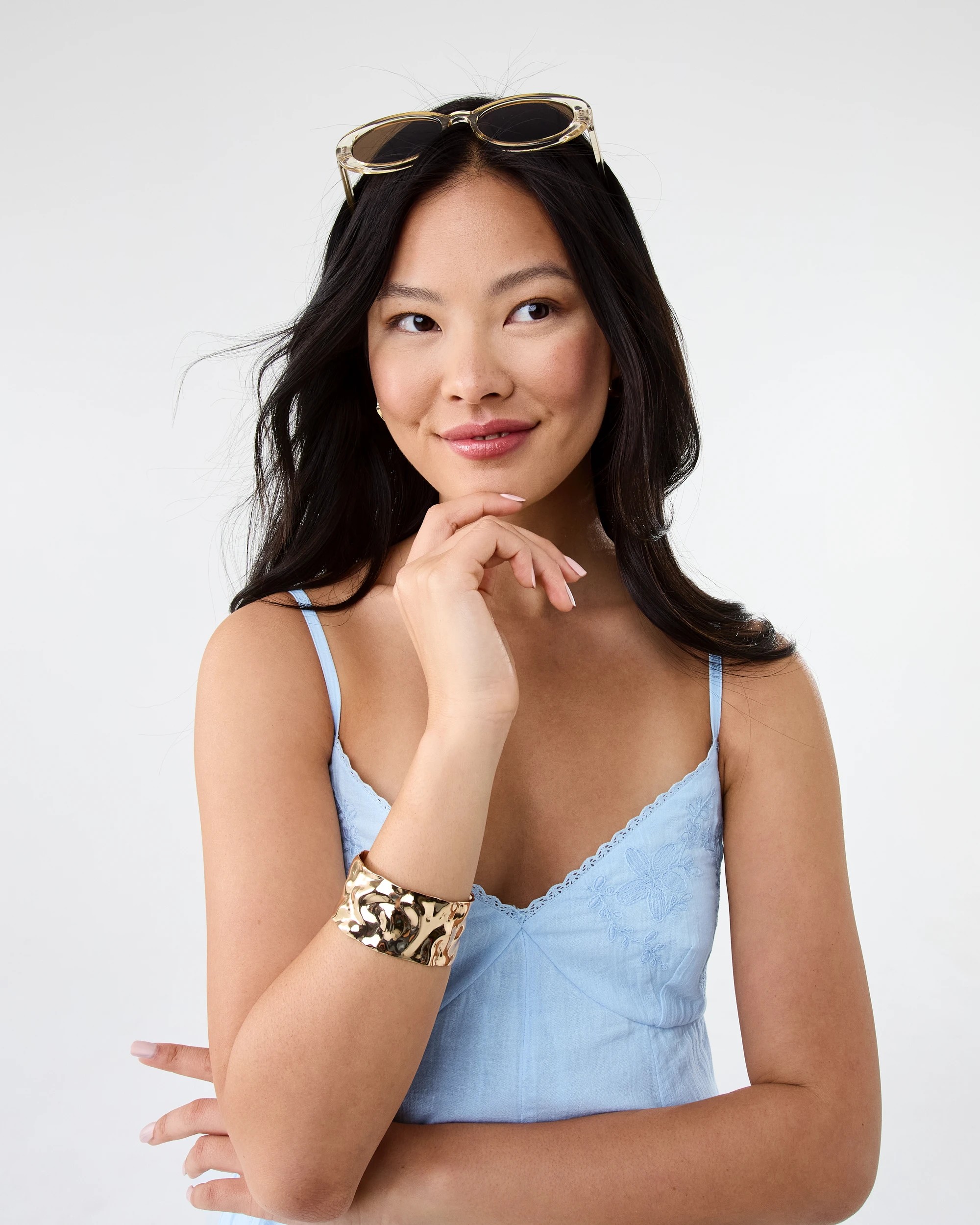 5 Molten Cuff Bracelet - Gold Tone, 5 of 6