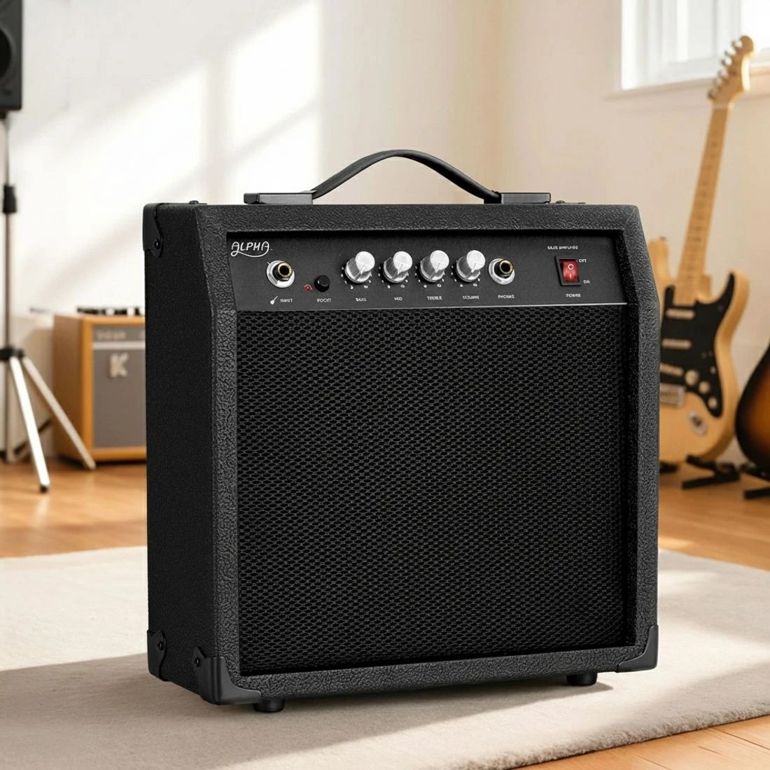 7 Alpha 40W Bass Guitar Amplifier Portable - Black, 7 of 7