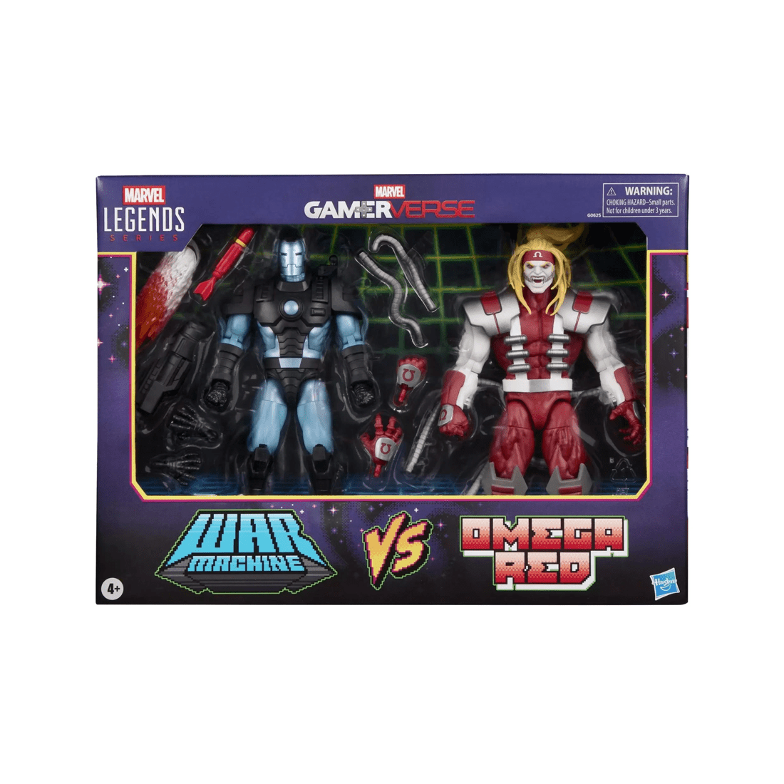 1 Hasbro Marvel Legends Series Gamerverse War Machine vs Omega Red Action Figure 2 Pack, 1 of 8