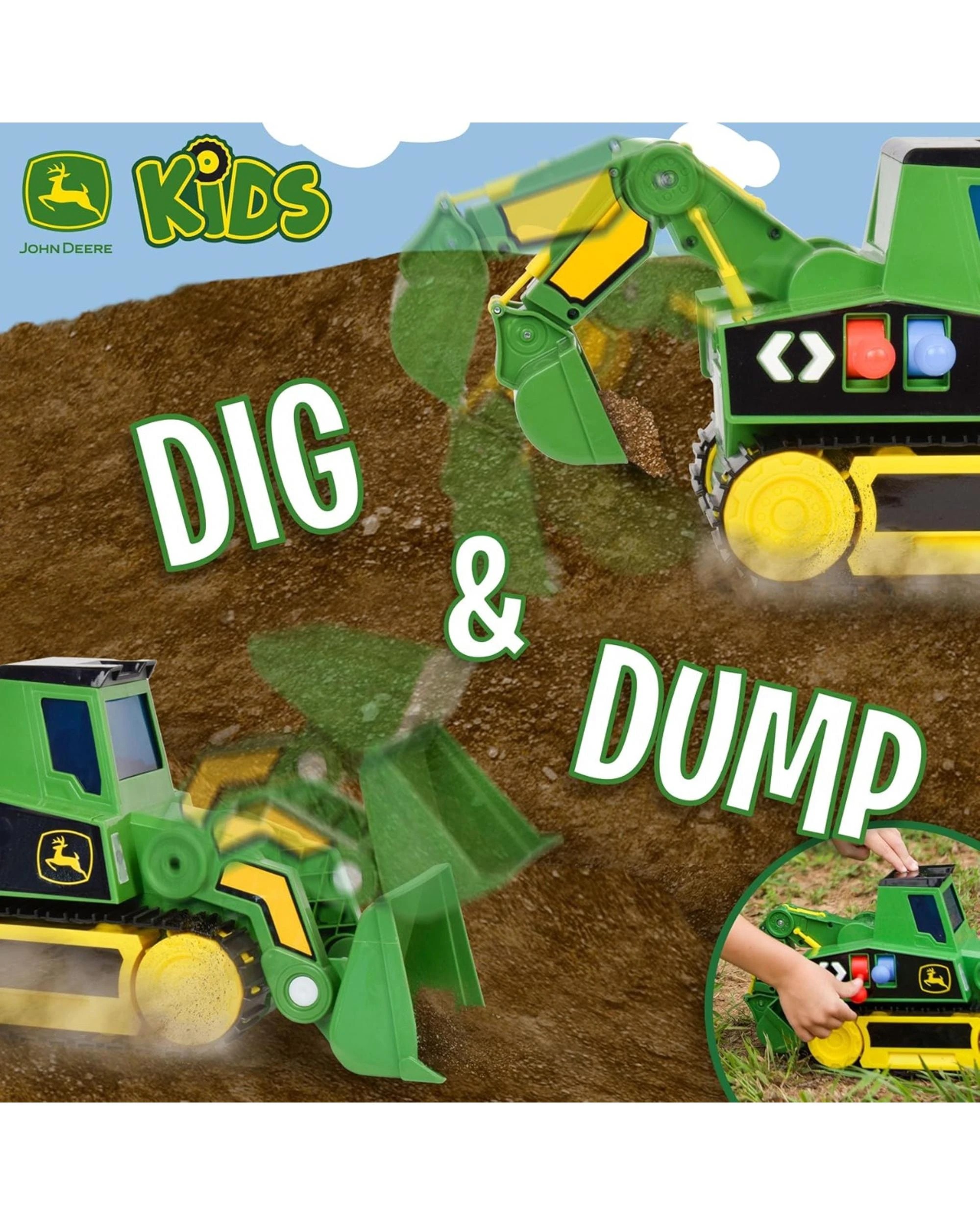 5 TOMY John Deere Kids 2-in-1 Mega Mover Truck, 5 of 7