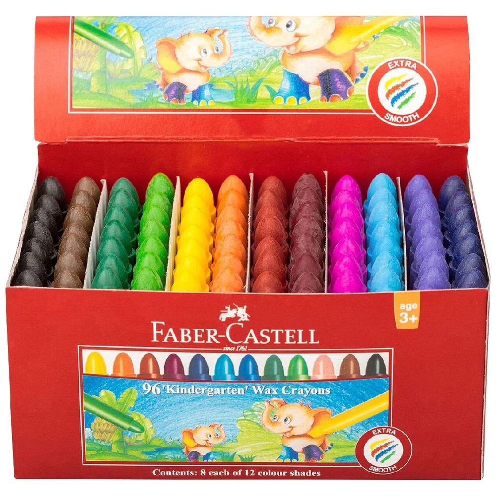 1 Faber-Castell  Jumbo Wax Crayons 96 Pack, 1 of 1