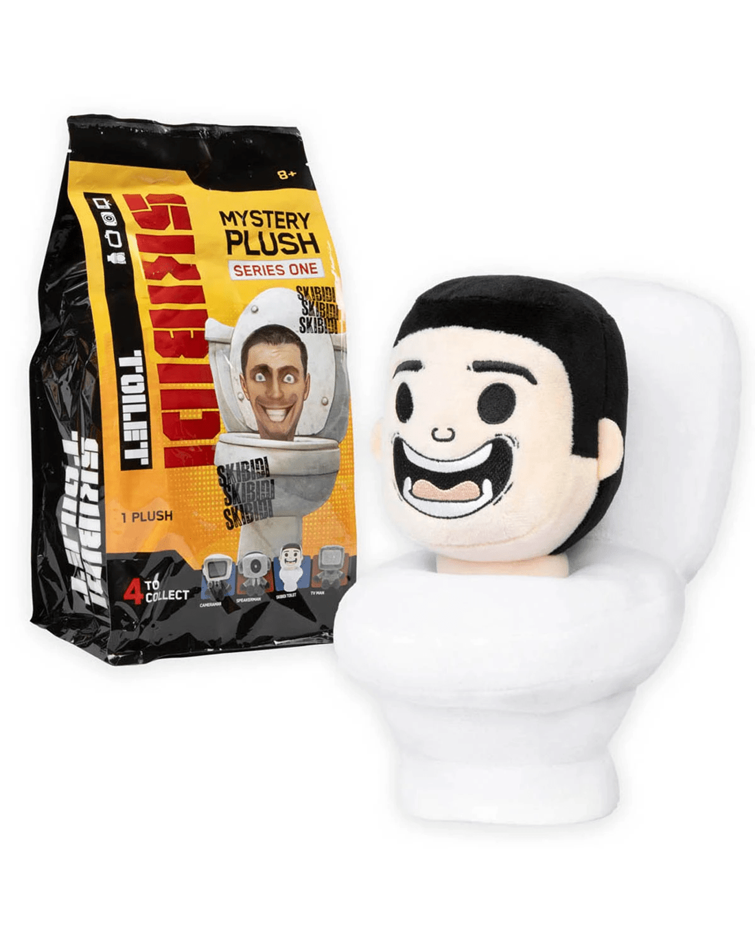 4 28cm Skibidi Toilet Mystery Plush Series One - Assorted, 4 of 7