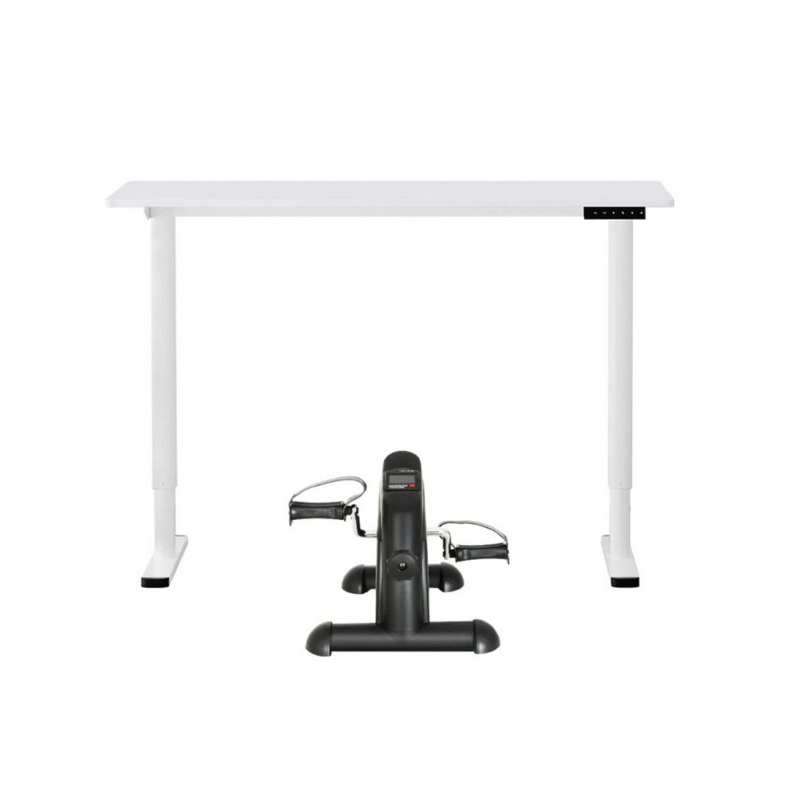 3 Artiss 120cm Electric Standing Desk with Mini Peal Exercise Bike Home Office - Multi, 3 of 6