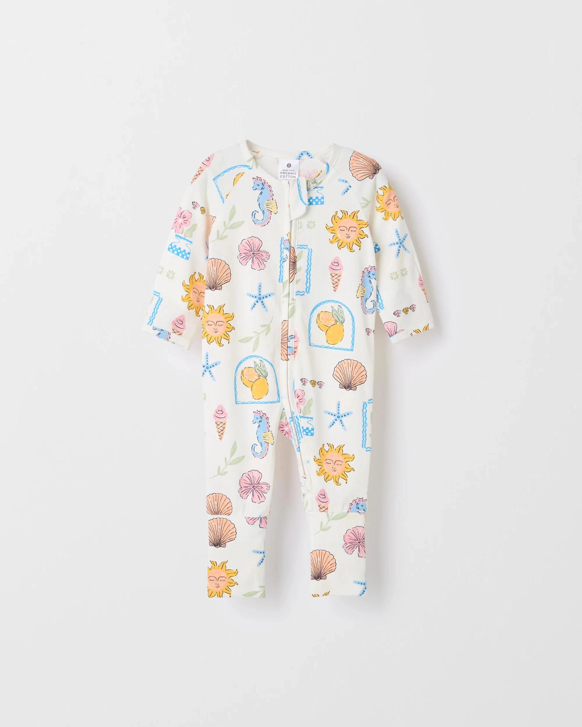 1 Target Baby Baby Organic Cotton Footless Coverall SUNNYDAZE, 1 of 2