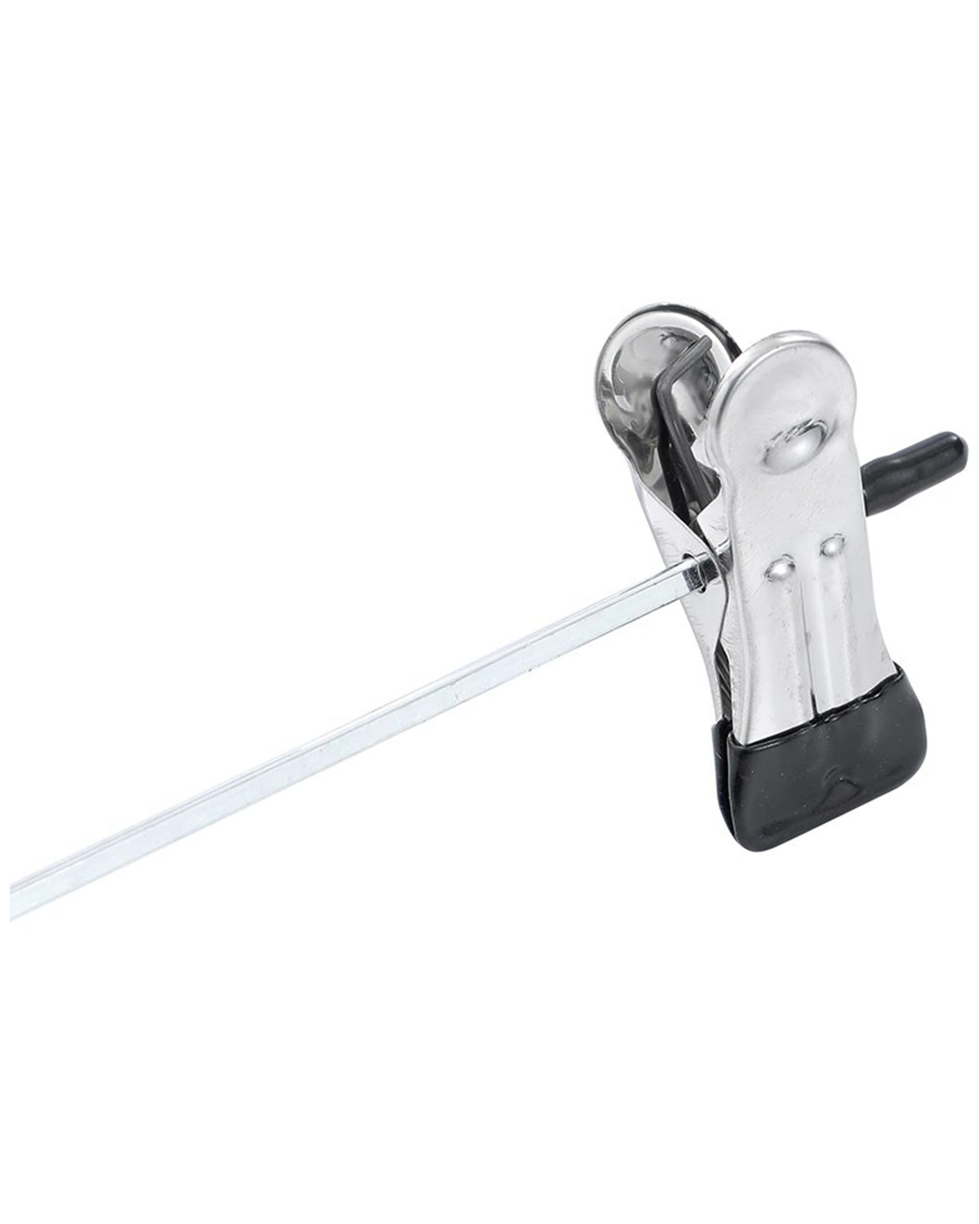 5 5pc Boxsweden Durable Metal 35cm Adjustable Pants/skirt Clip Hangers Silver
 - Silver, 5 of 5