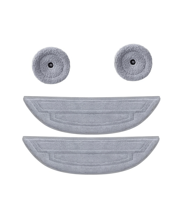 Roborock Vibrarise & Edgewise Mop Cloth For Maxv Ultra & Max Ultra Robots - Grey