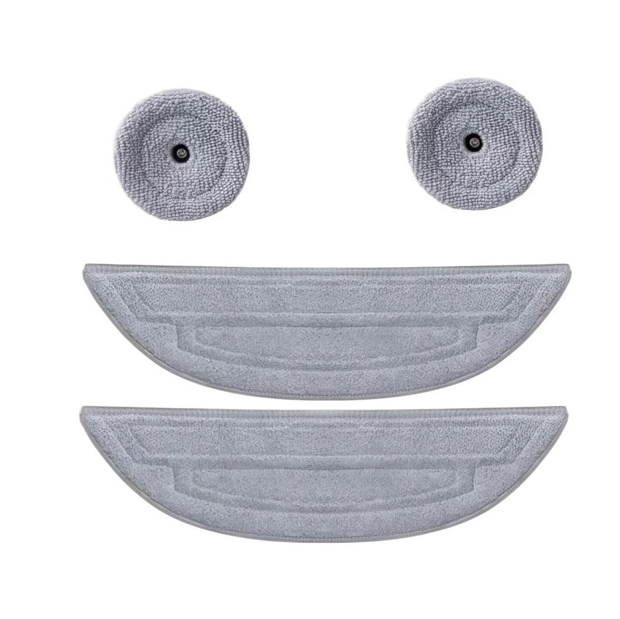 1 Roborock Vibrarise & Edgewise Mop Cloth For Maxv Ultra & Max Ultra Robots - Grey, 1 of 1