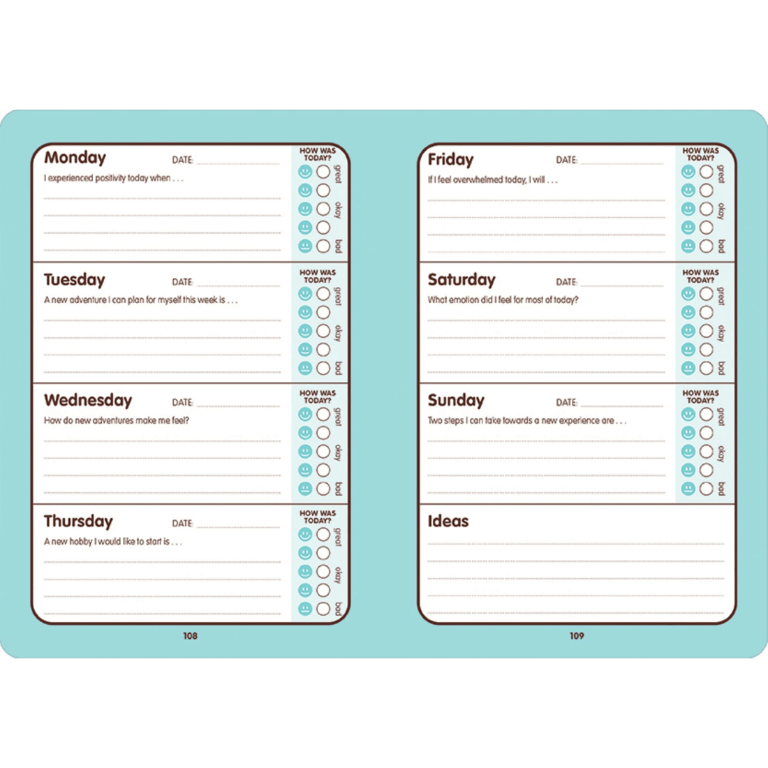 4 Happy Days Positivity Journal - Book, 4 of 6