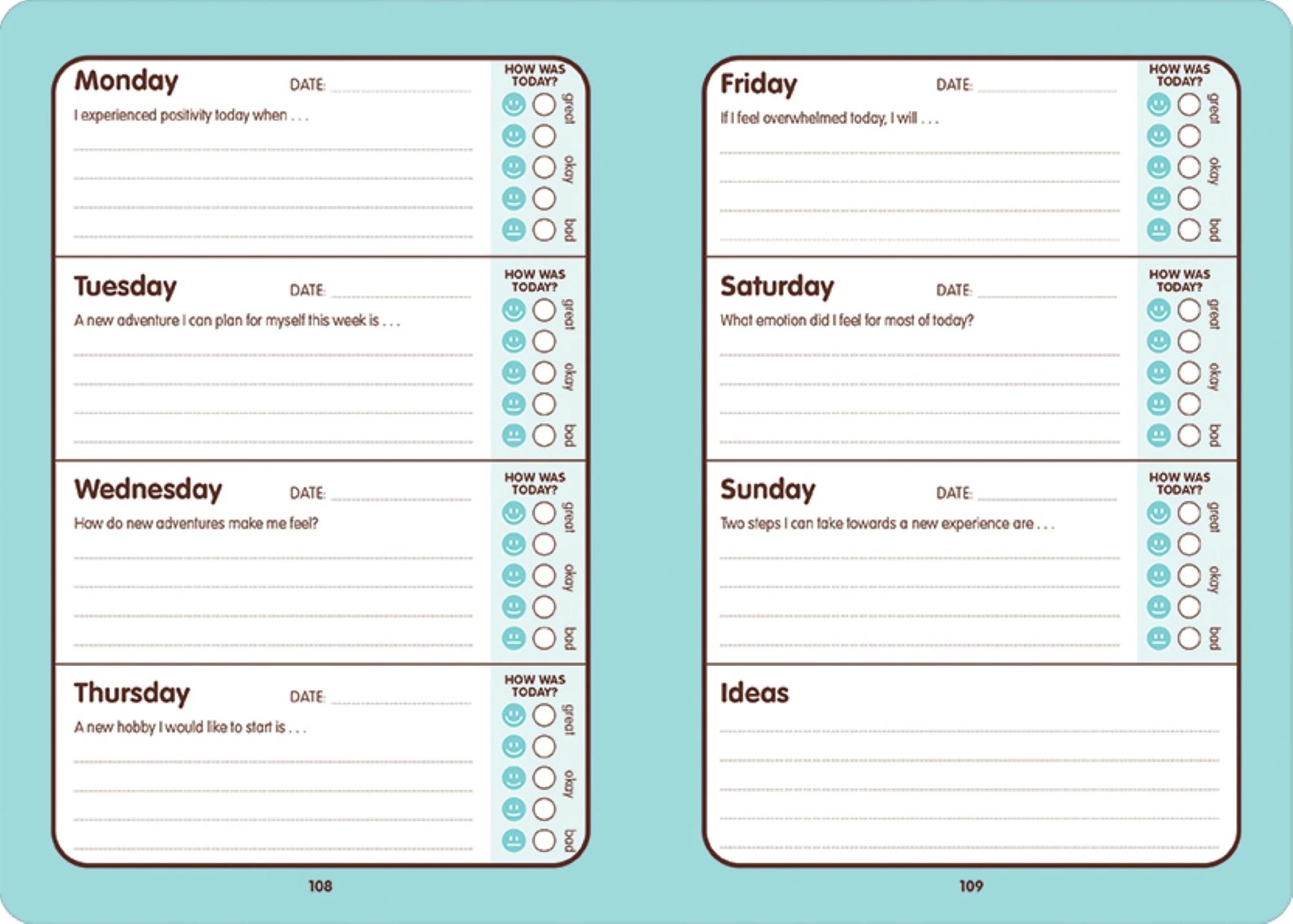 4 Happy Days Positivity Journal - Book, 4 of 6