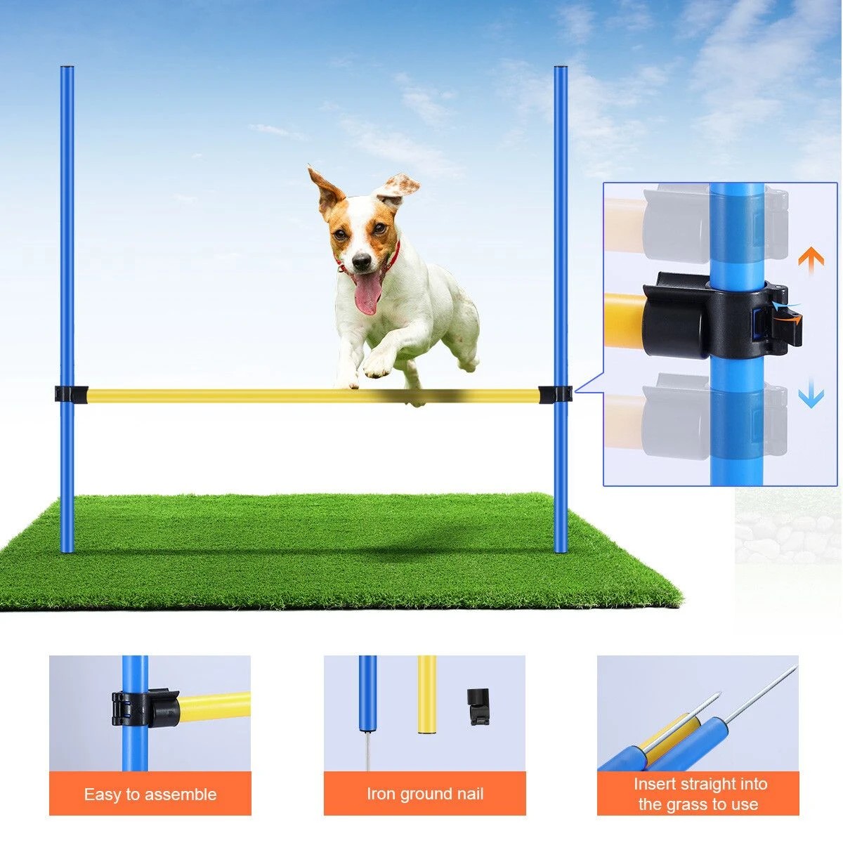 7 Pawise Dog Agility Equipment Set 28 PCS Pet Obstacle Training, 7 of 9