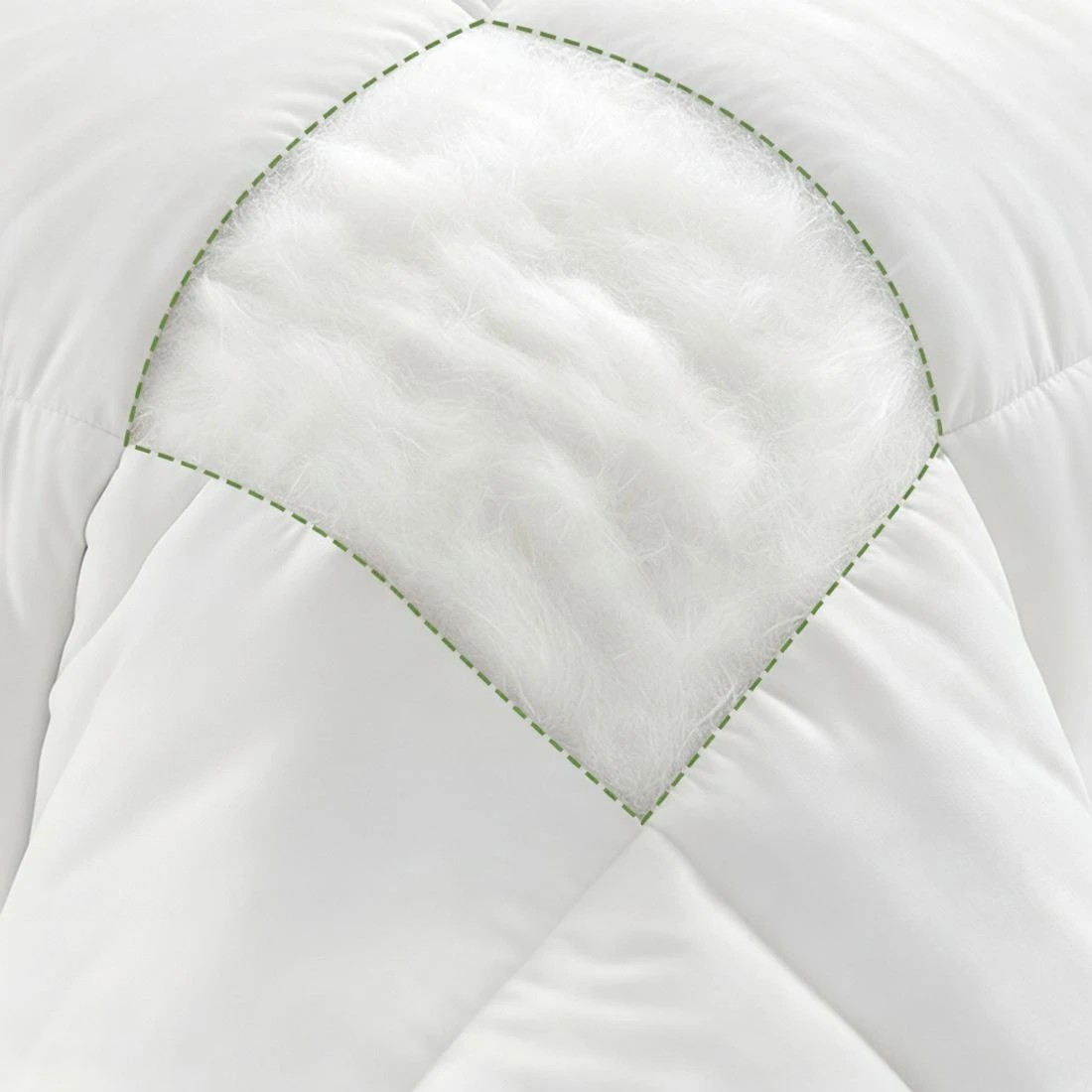 5 Giselle Bedding 200GSM Bamboo Quilt Summer Quilts All Season Doona Duvet Lightweight Double - Double Bed - White, 5 of 9