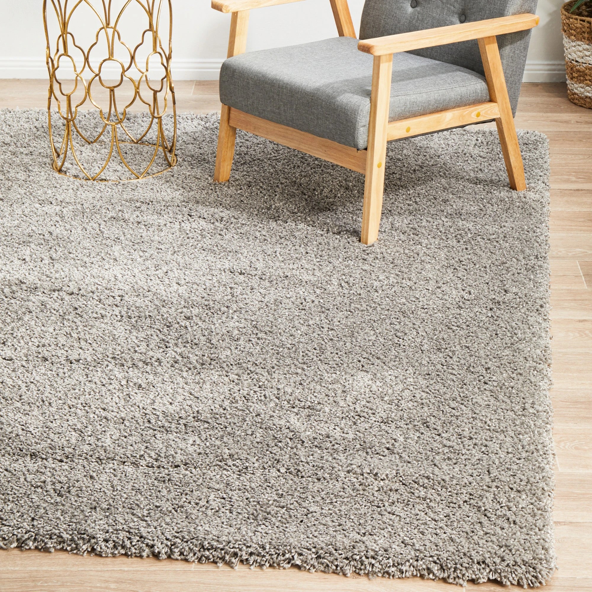 3 Common Ground Rugs Bayfront 290x200cm - Large Shag Rug - Grey, 3 of 9