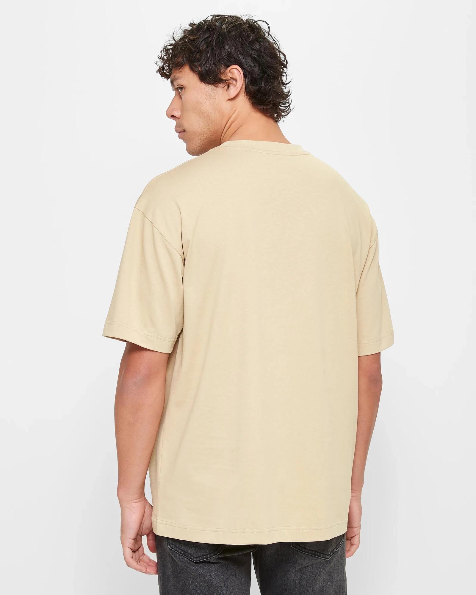 4 Commons Heavy Oversized T-Shirt STONE, 4 of 5