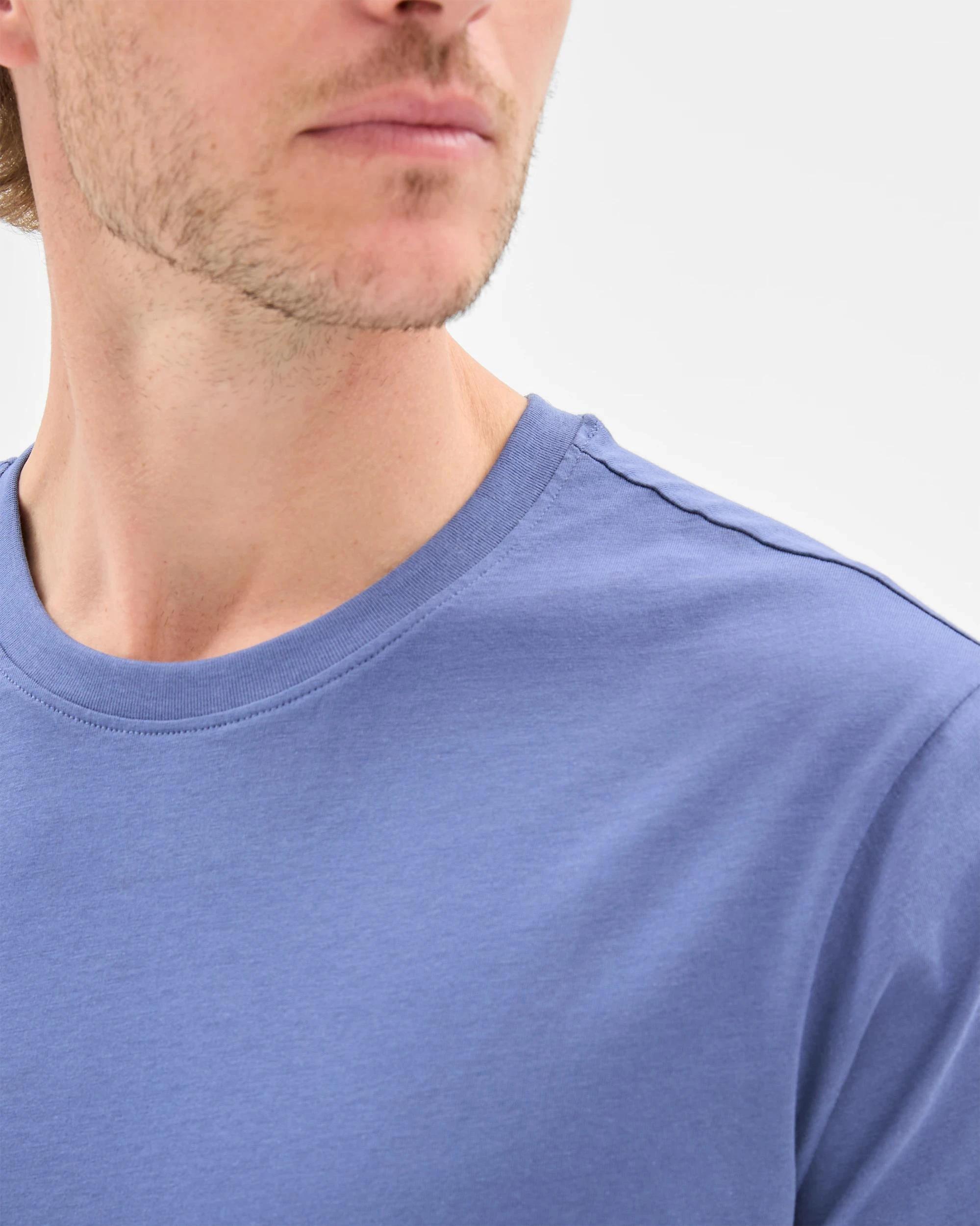 4 Target Australian Cotton Crew T-Shirt BLUE / GREY, 4 of 6