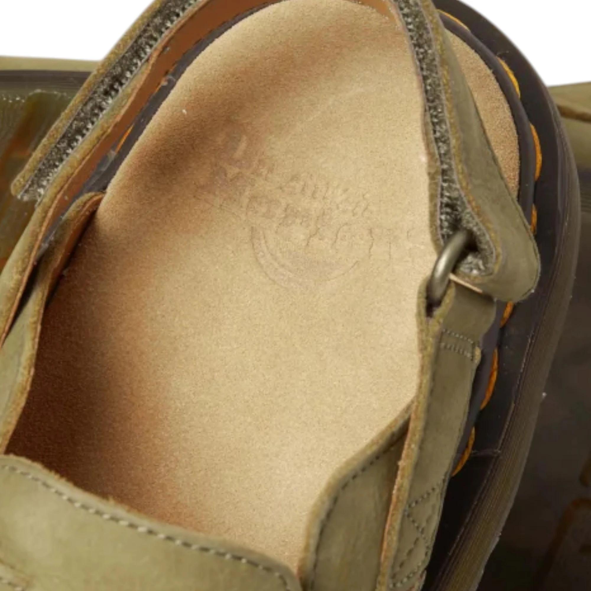 6 Dr. Martens Mens Jorge II Sandals Sling Back Shoes MUTED OLIVE TUMBLED NUBUCK, 6 of 7