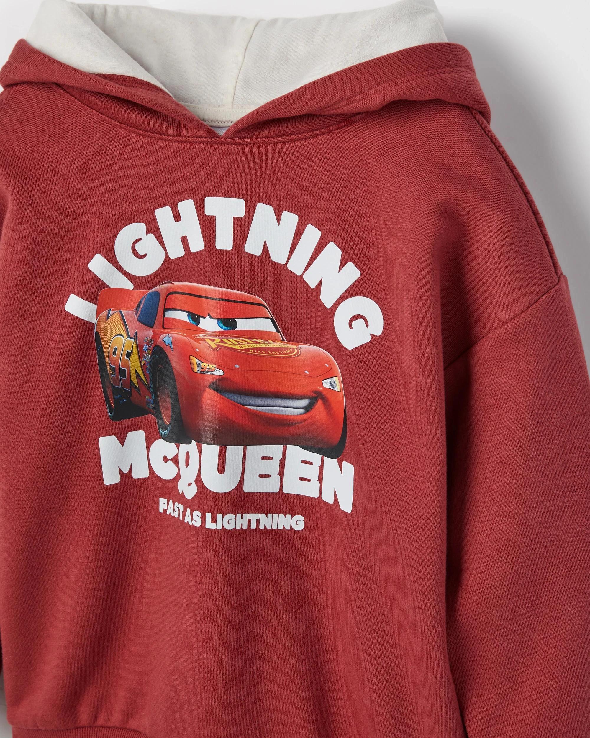 6 Disney Australian Cotton Blend Oversized Hoodie RED, 6 of 6