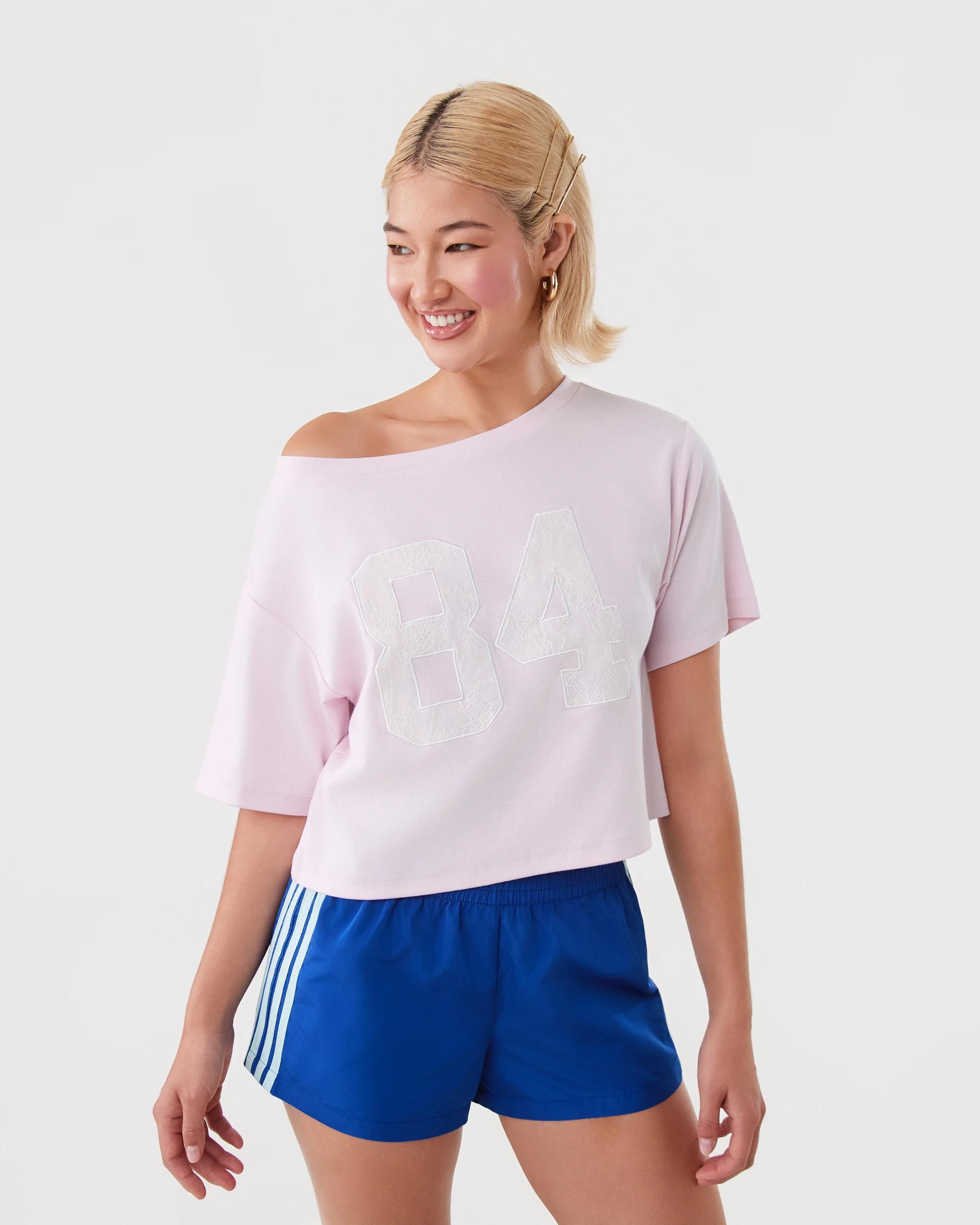 9 Youth Mini Sporty Stripe Shorts Sport Blue, 9 of 9