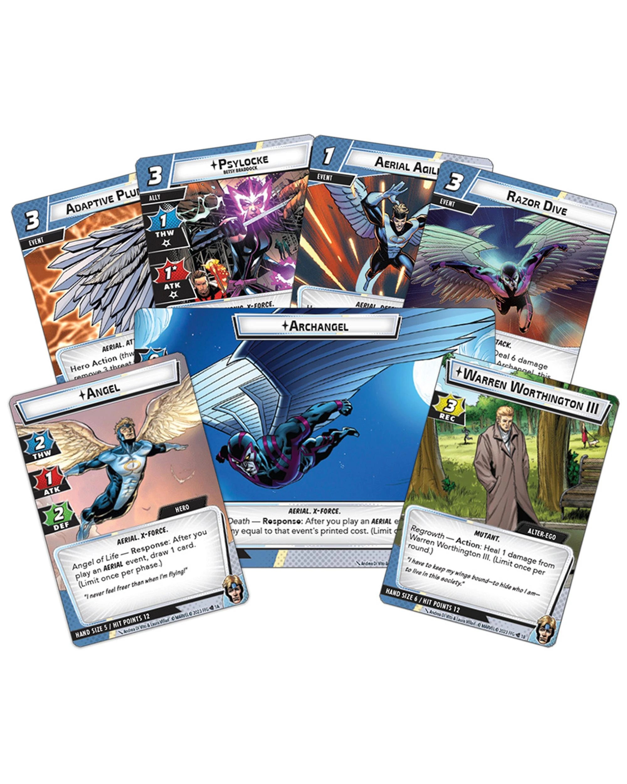 2 Fantasy Flight Games Marvel Champions LCG Angel Hero Pack, 2 of 2