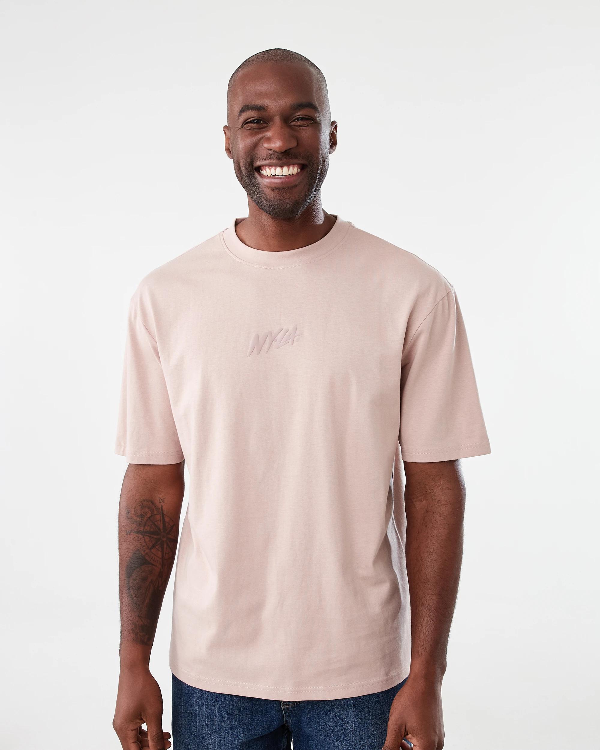 1 Pastel Print T-shirt Pnk Straw, 1 of 6