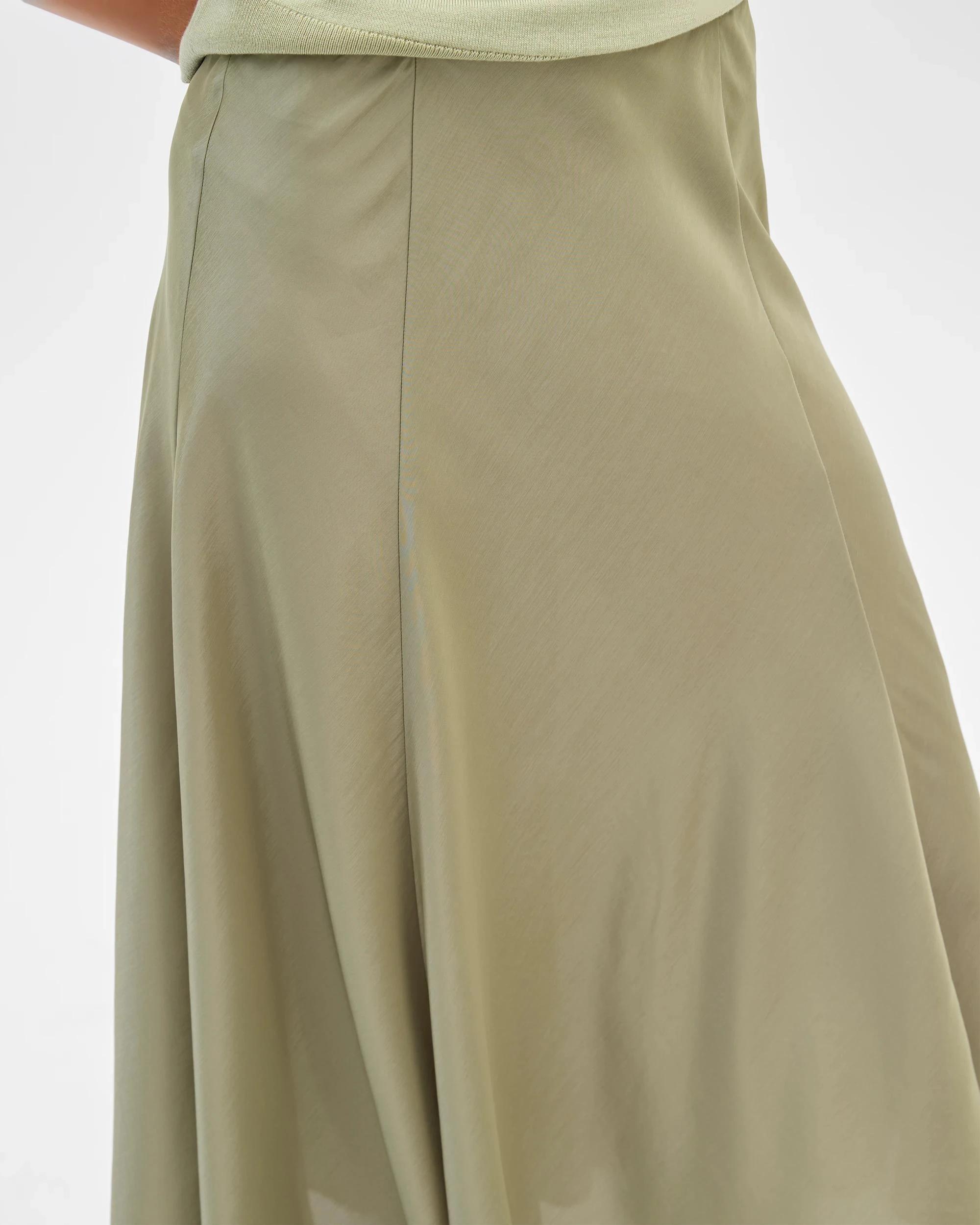 5 Preview A-Line Midi Skirt MOSS, 5 of 7